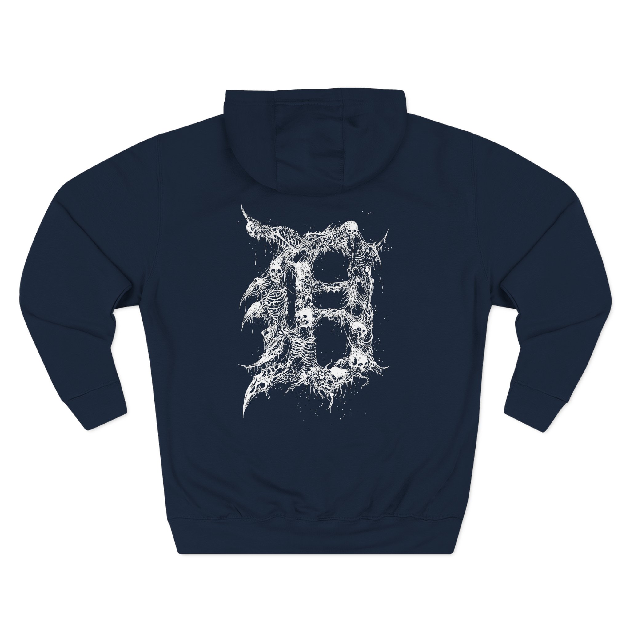 The Black Dahlia Murder Detroit Logo Three-Panel Fleece Hoodie