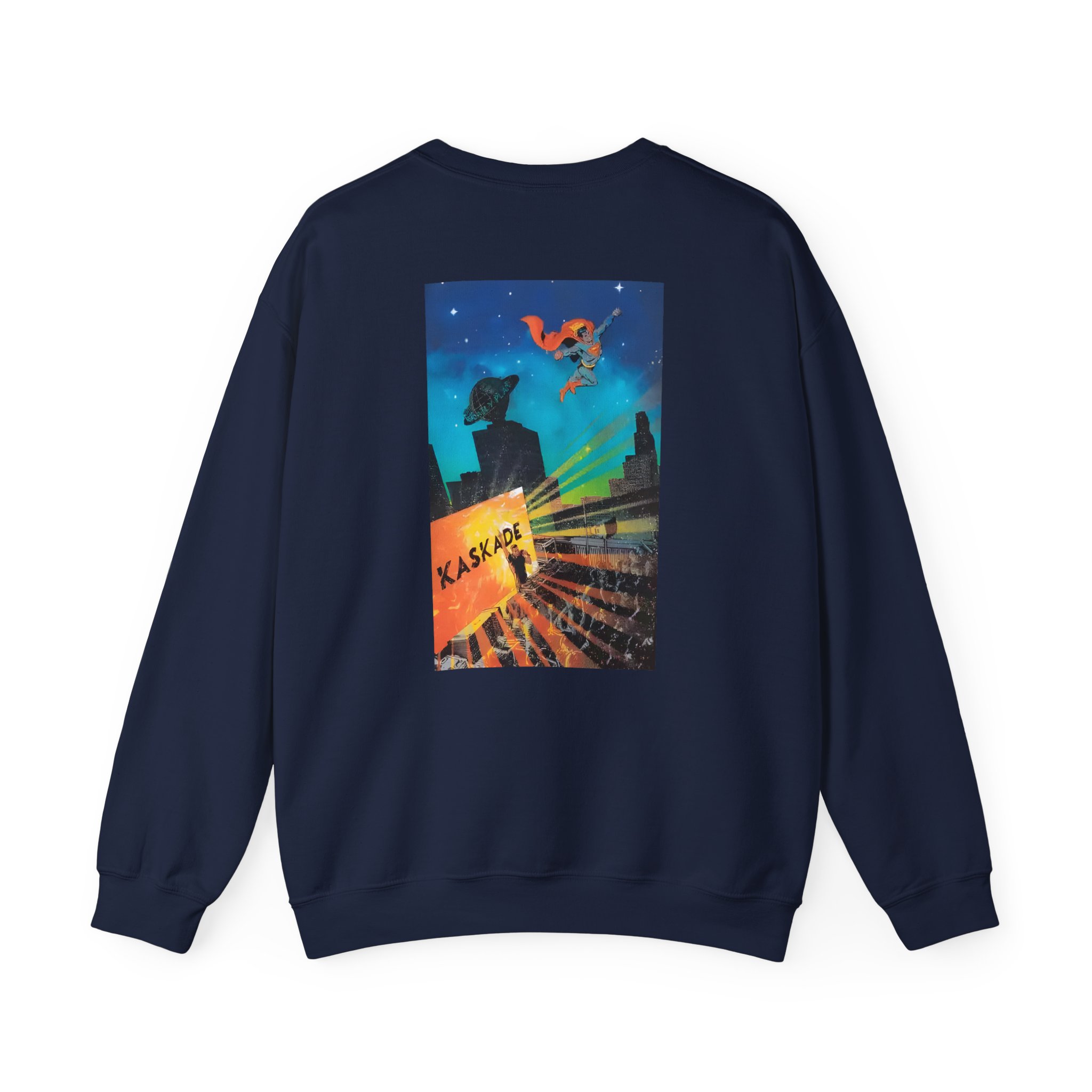 Kaskade X Superman Comic Unisex Heavy Blendâ„¢ Crewneck Sweatshirt