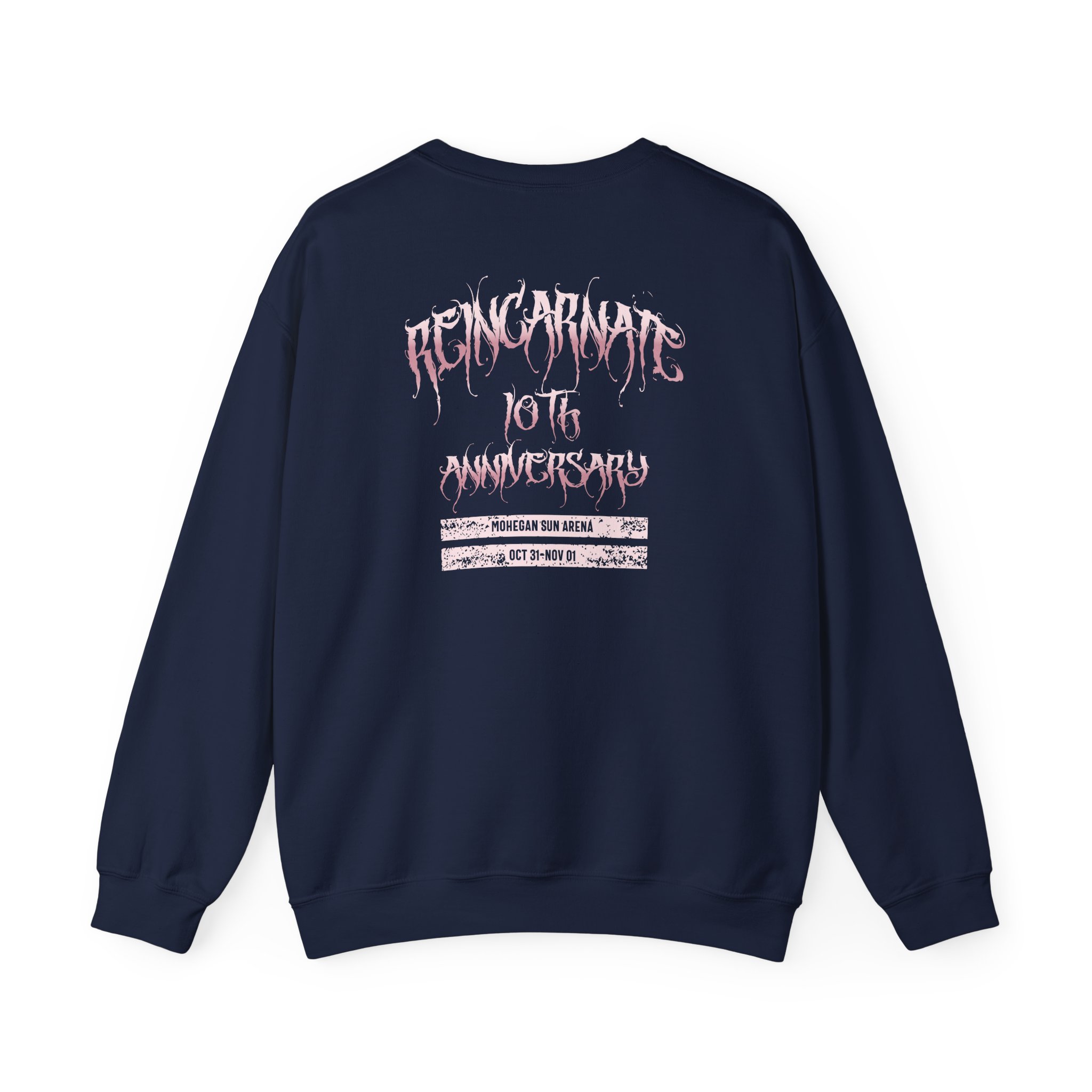 Motionless in White Reincarnate 10 Year Apocalypse Fest Unisex Heavy Blendâ„¢ Crewneck Sweatshirt