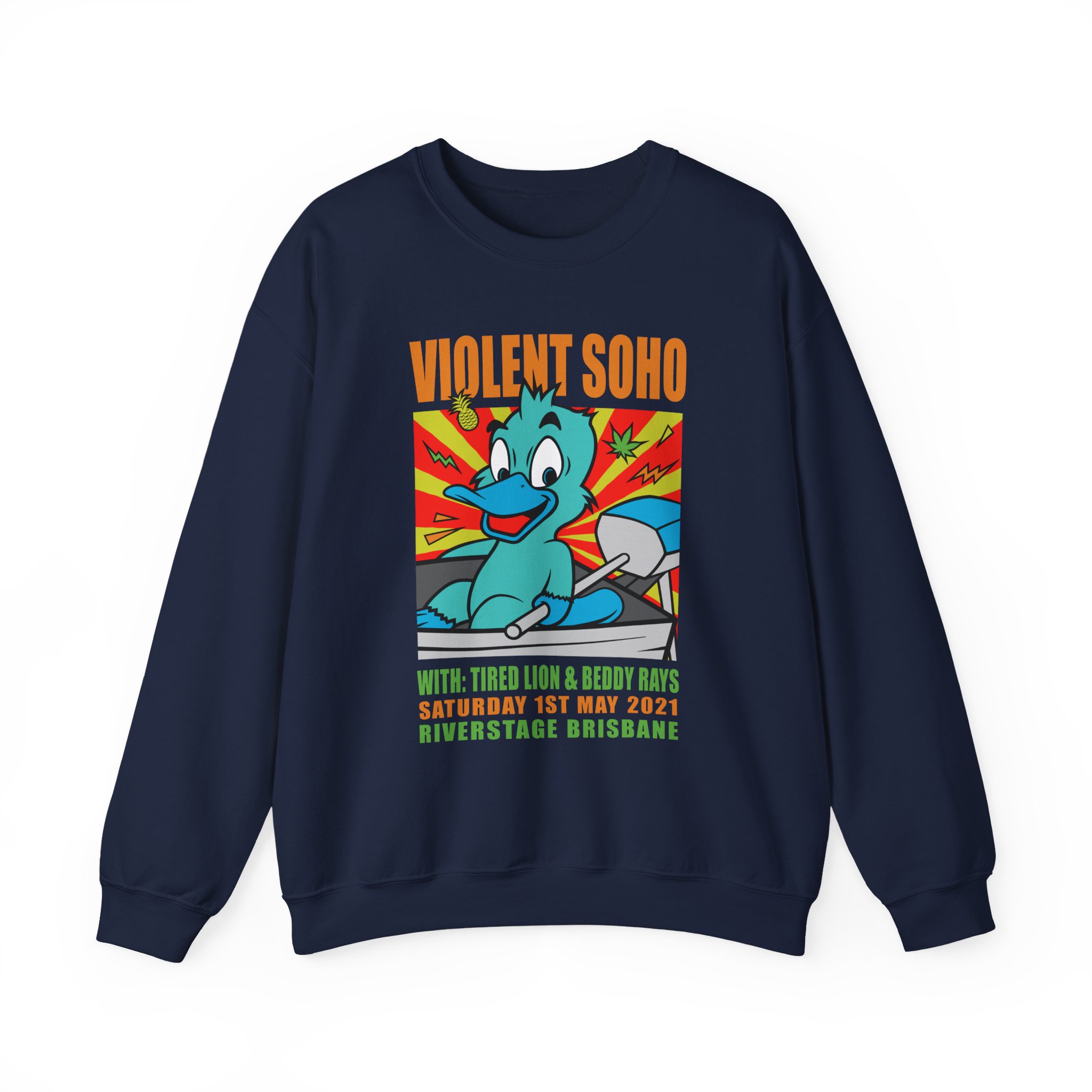 Violent Soho Event Poster Unisex Heavy Blendâ„¢ Crewneck Sweatshirt