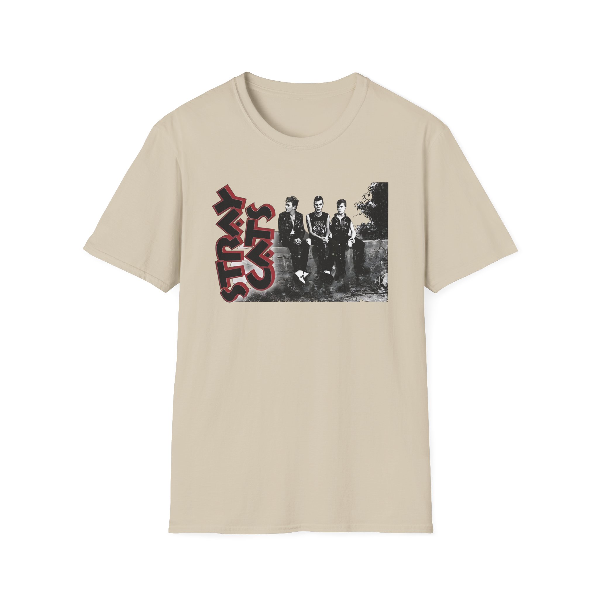 Stray Cats Three Cats Unisex Softstyle T-Shirt