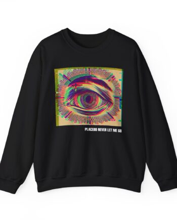Placebo Glitch Eye Unisex Heavy Blend™ Crewneck Sweatshirt