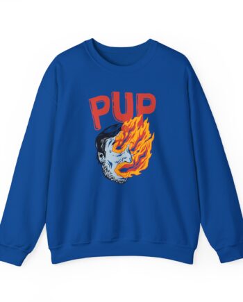 Pup I Hope the World Explodes Unisex Heavy Blend Crewneck Sweatshirt