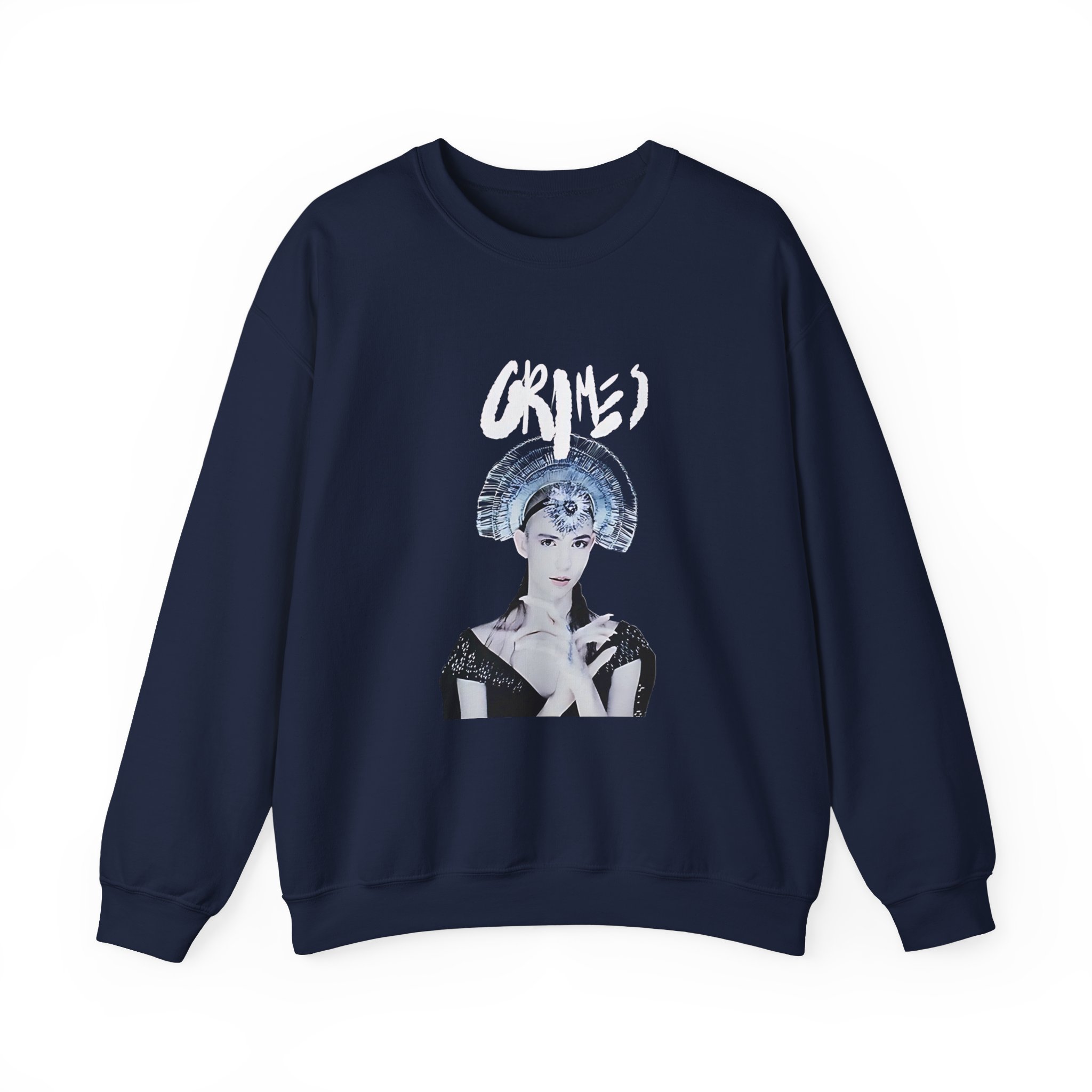 Grimes Head Dress Unisex Heavy Blend Crewneck Sweatshirt
