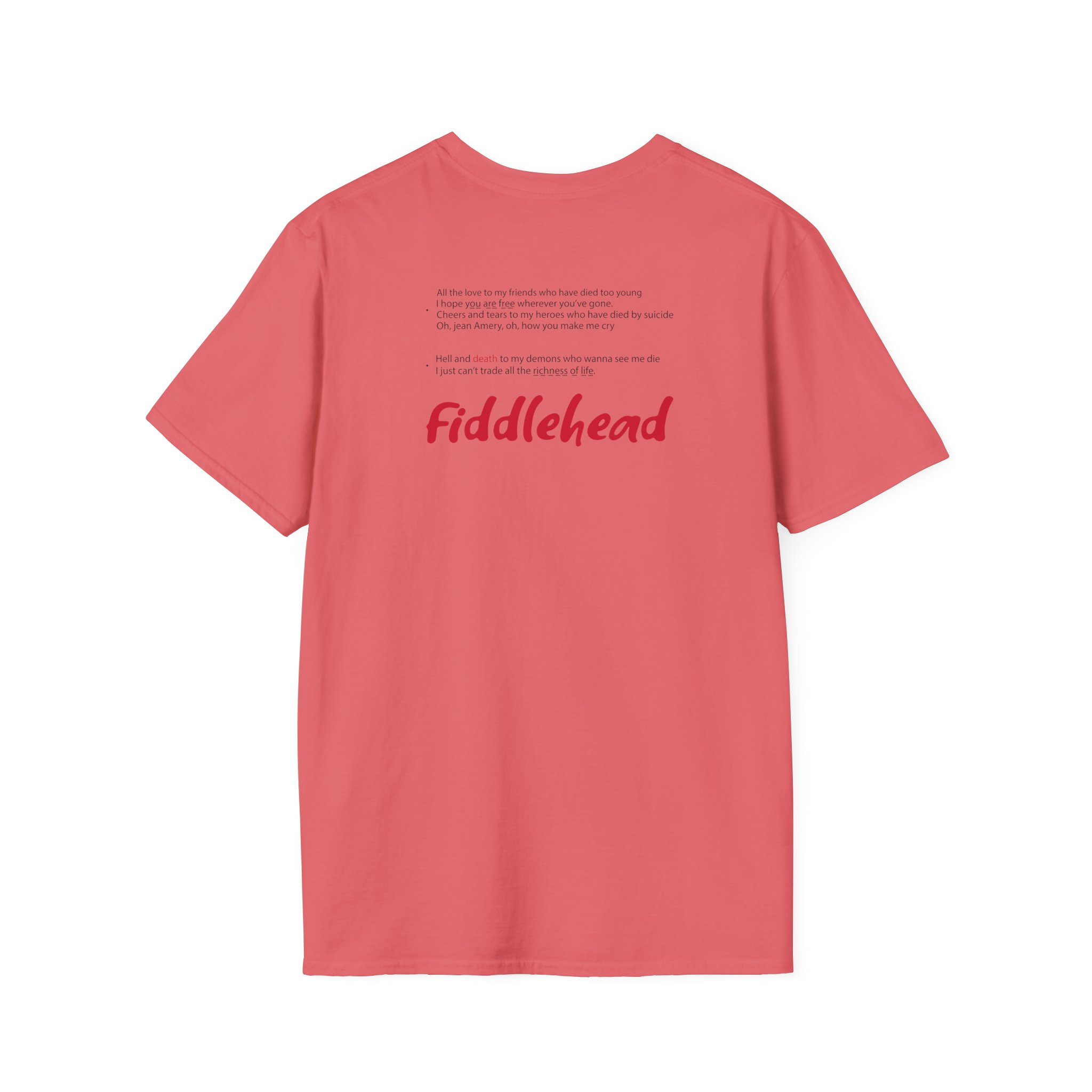 Fiddlehead Jean Emery Unisex Softstyle T-Shirt