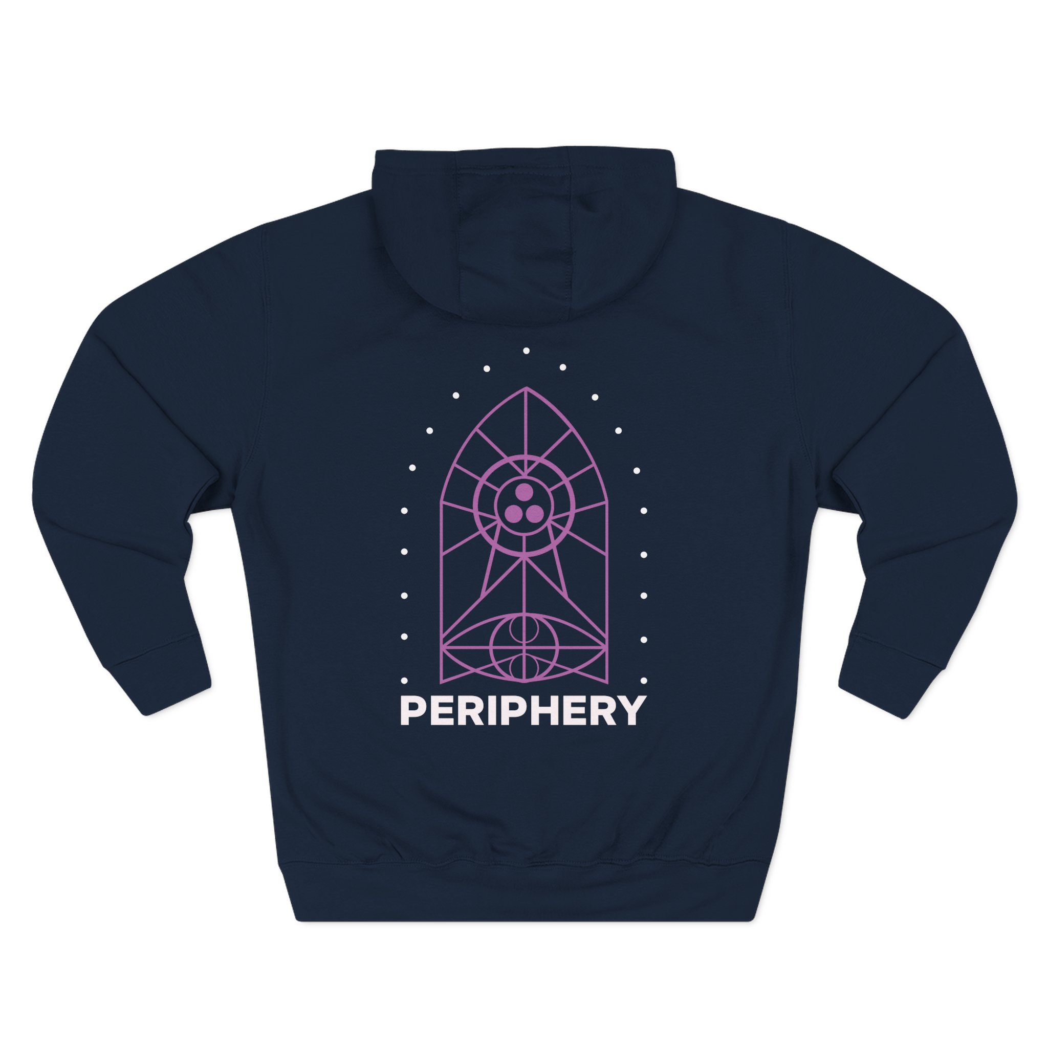 Periphery Crystal Wash Symbol Three-Panel Fleece Hoodie