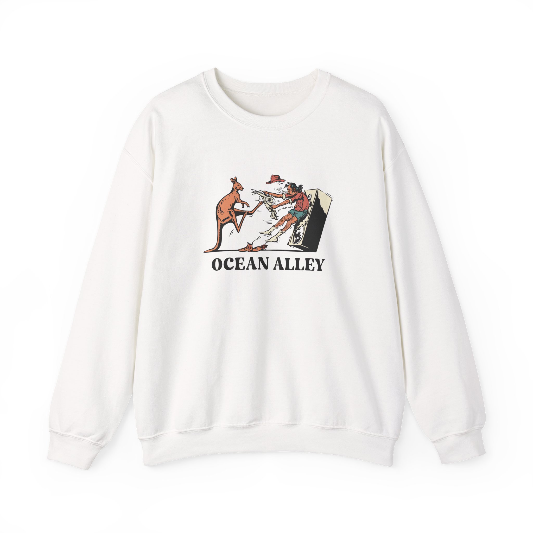 Ocean Alley Kanga Kick Unisex Heavy Blendâ„¢ Crewneck Sweatshirt
