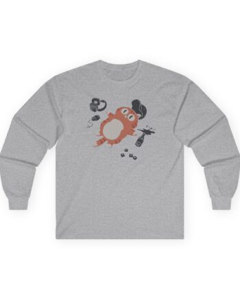 Lirik Gamed Out Cat Unisex Ultra Cotton Long Sleeve Tee