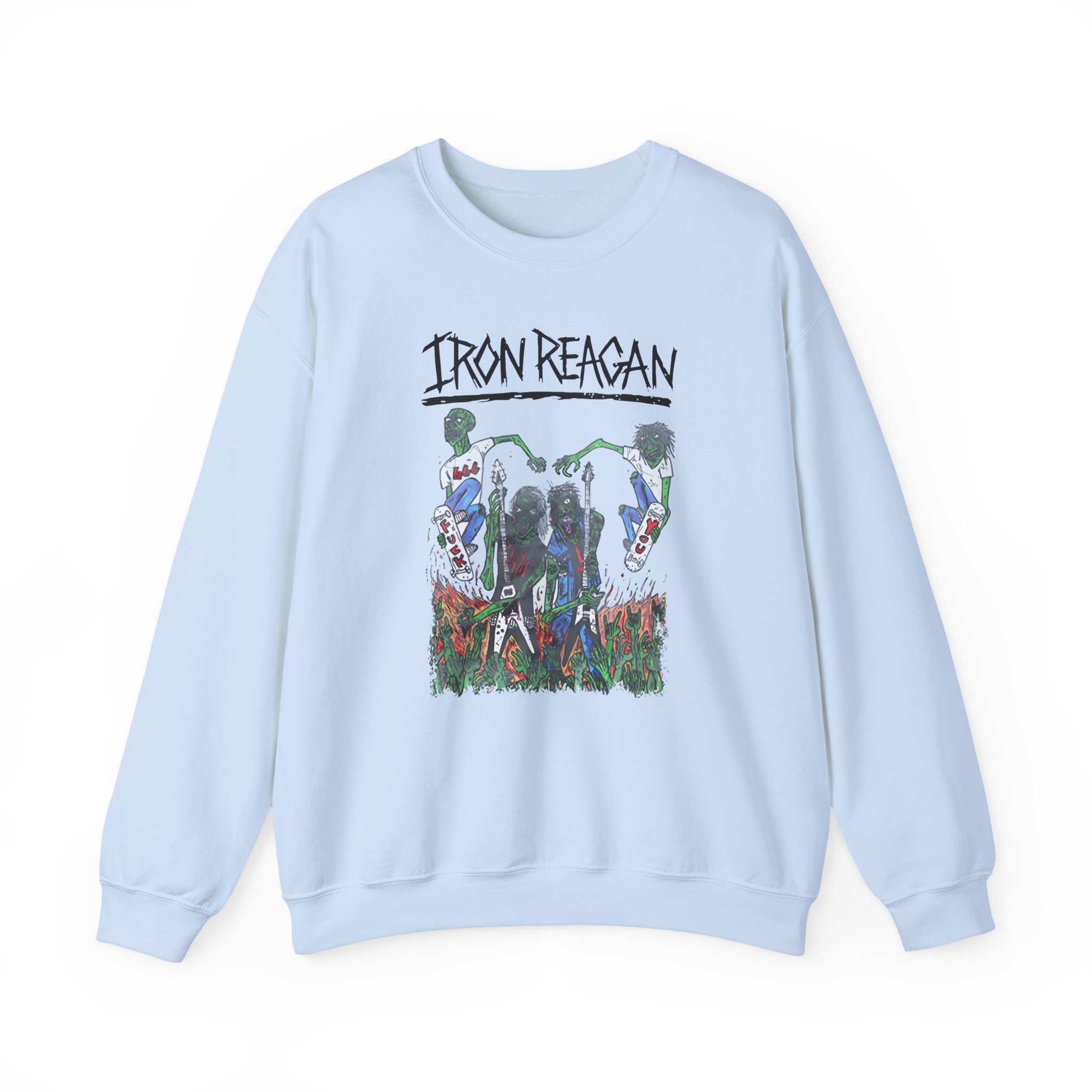 Iron Reagan Death Pit Unisex Heavy Blendâ„¢ Crewneck Sweatshirt