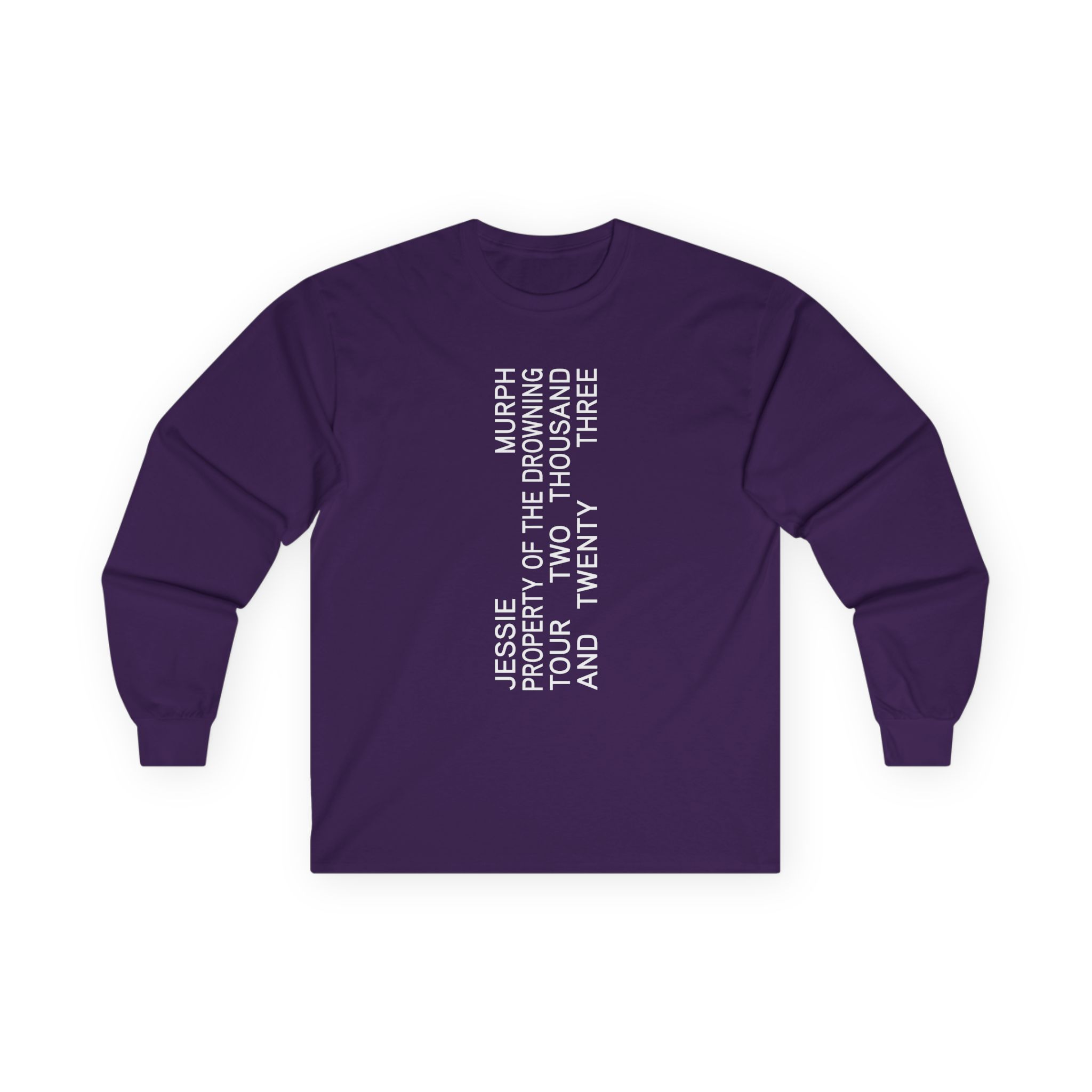 Jessie Murph Property of the Drowning Tour Unisex Ultra Cotton Long Sleeve Tee