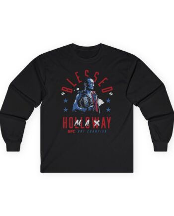 Max Holloway Blessed Bmf Champion Unisex Ultra Cotton Long Sleeve Tee