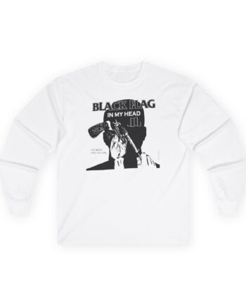 Black Flag in My Head Unisex Ultra Cotton Long Sleeve Tee