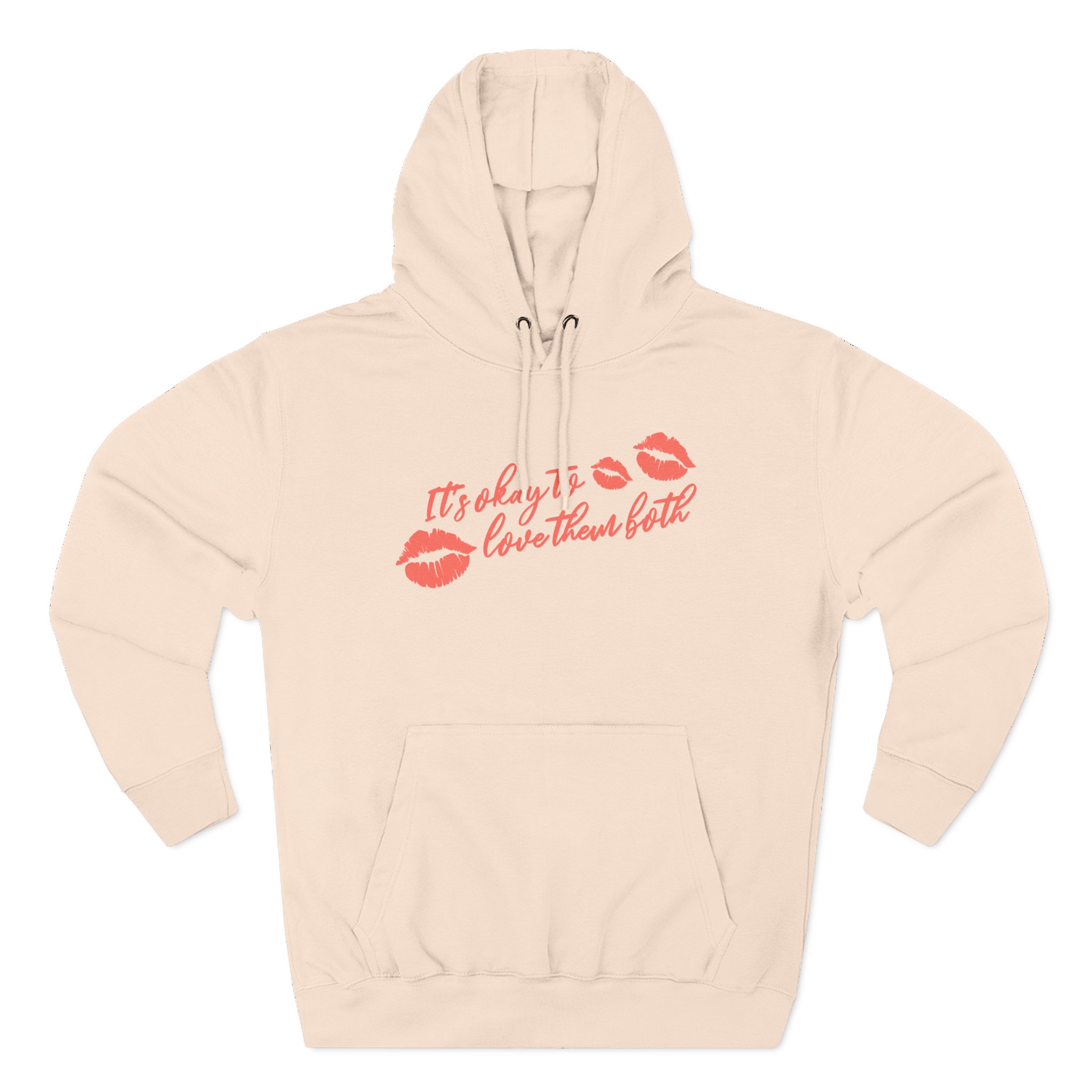 Nina Dobrev Meit's Okay to Love Them Bothrch Three-Panel Fleece Hoodie