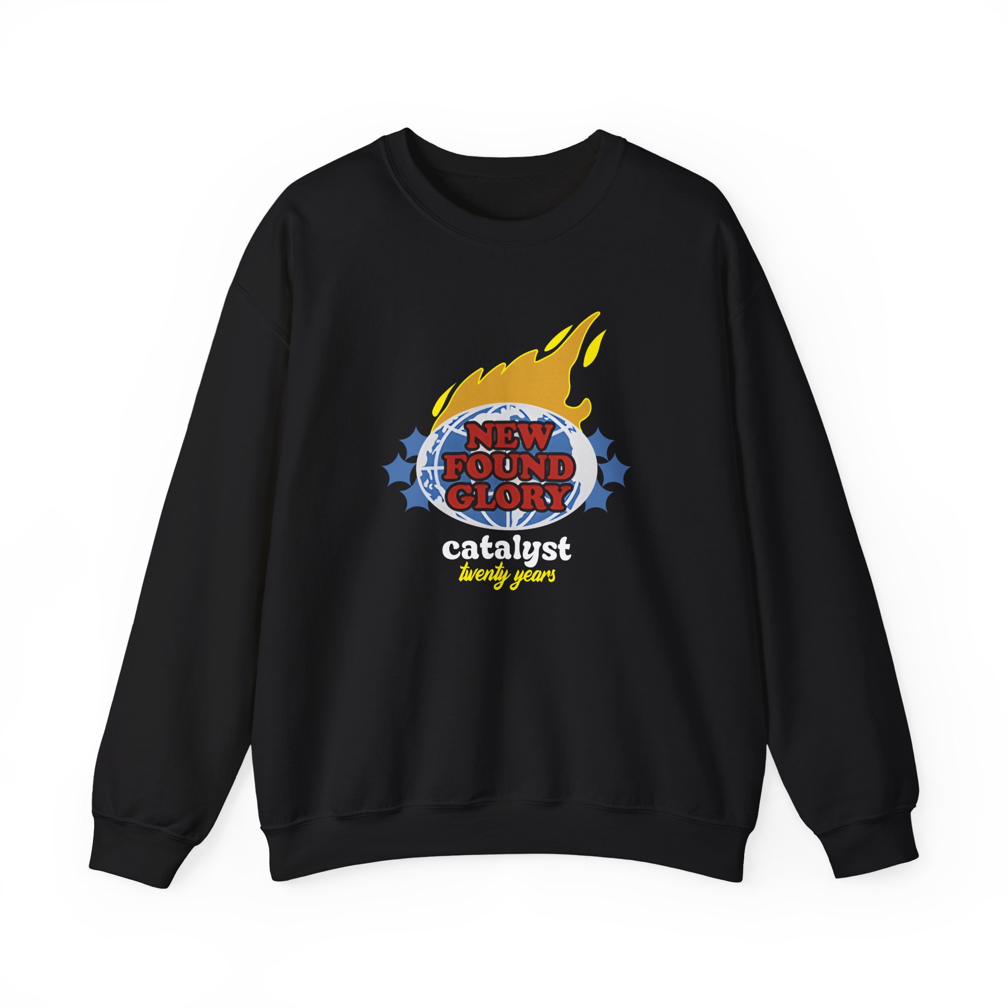 New Found Glory It’s All Downhill From Here Flame Unisex Heavy Blend™ Crewneck Sweatshirt