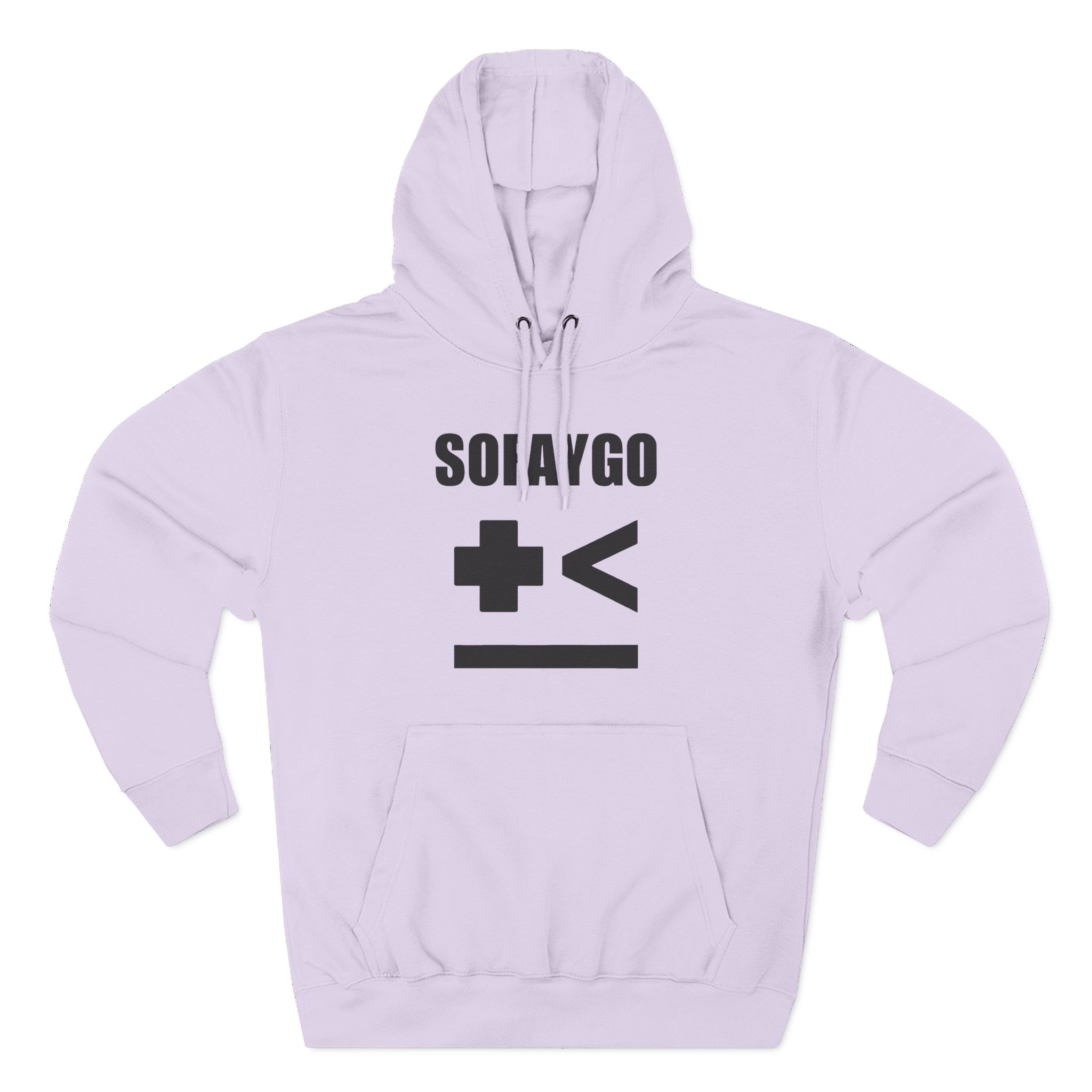 Sofaygo Three-Panel Fleece Hoodie