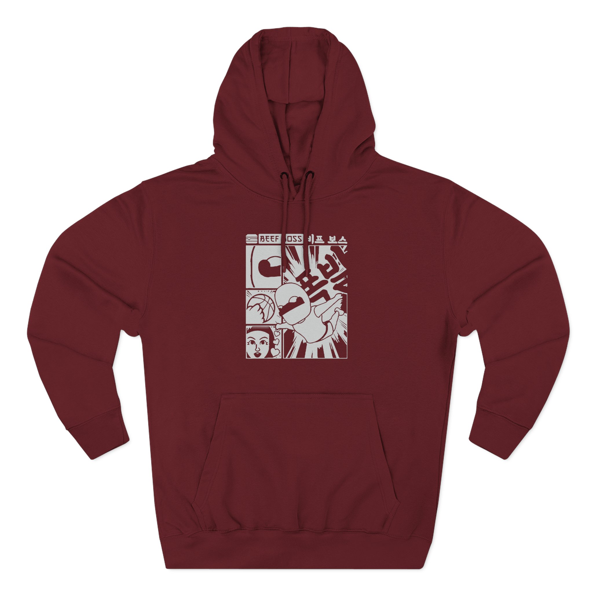 Poofesure Three-Panel Fleece Hoodie