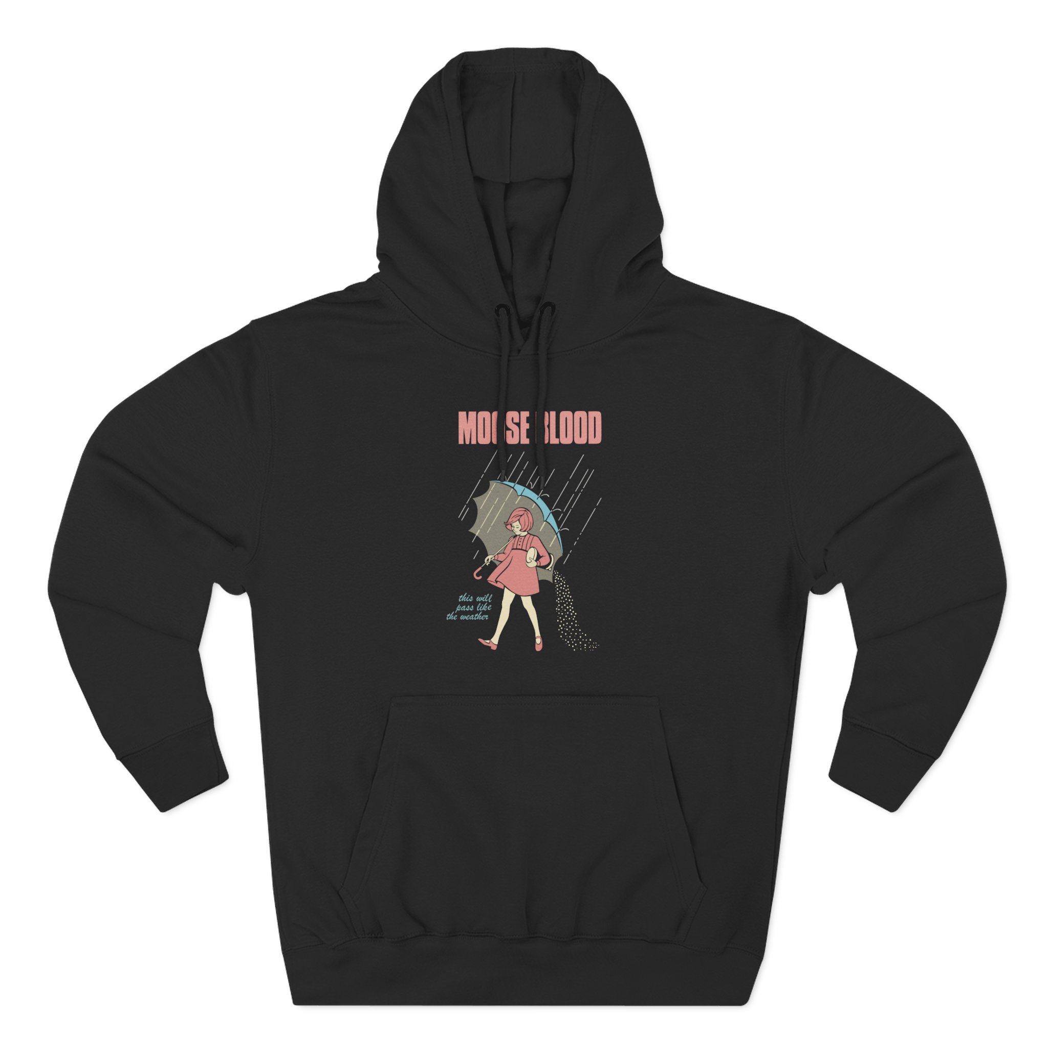Moose Blood Emo Pop Punk Band Three-Panel Fleece Hoodie