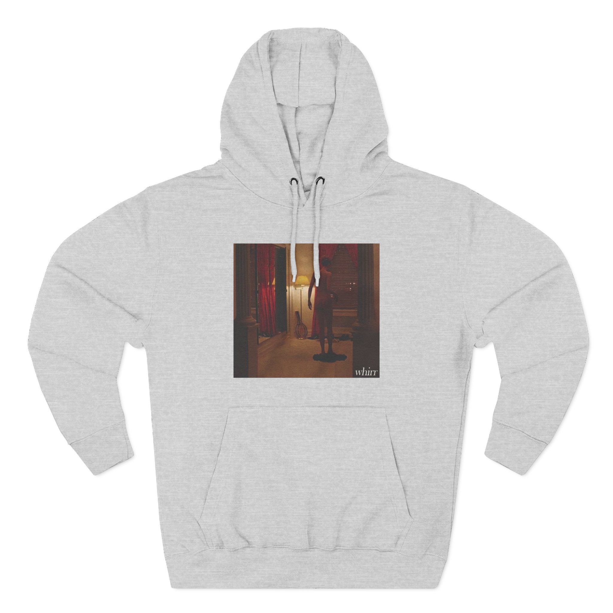 Whirr Distressor Cover Three-Panel Fleece Hoodie