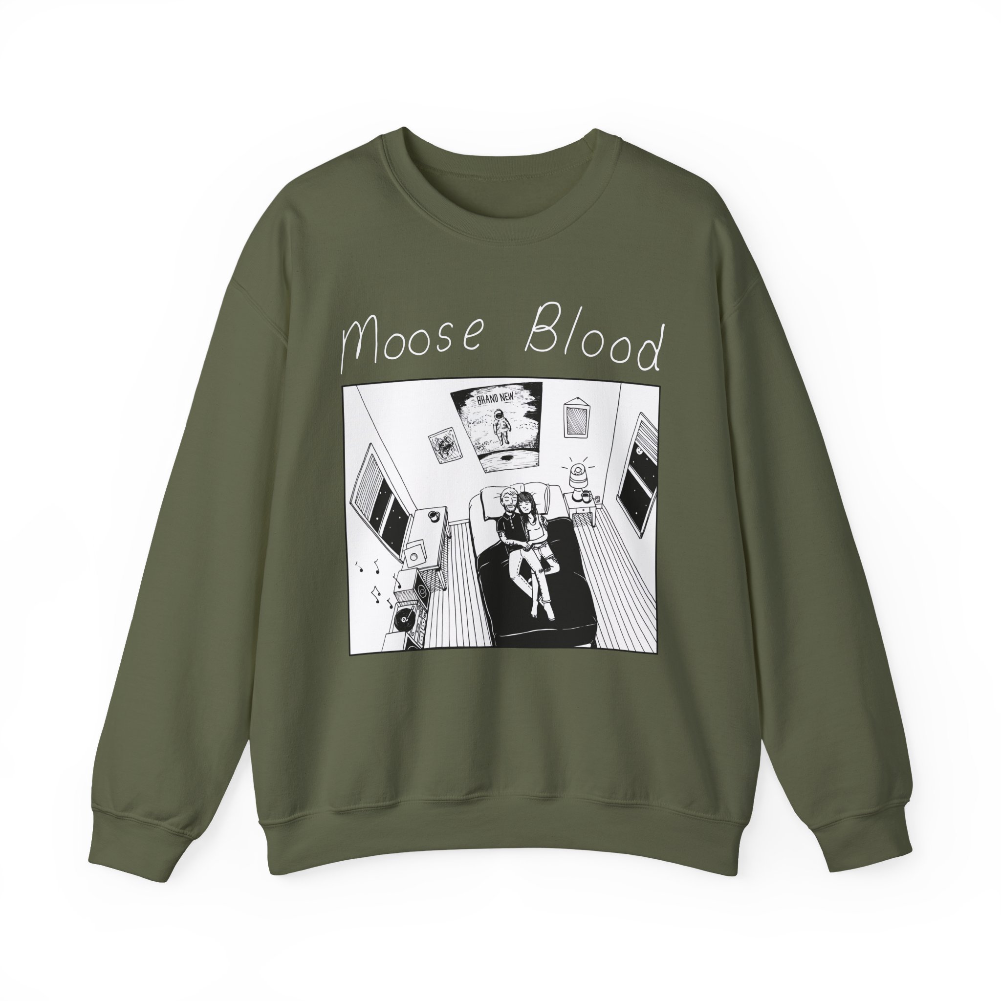 Moose Blood Band Unisex Heavy Blendâ„¢ Crewneck Sweatshirt