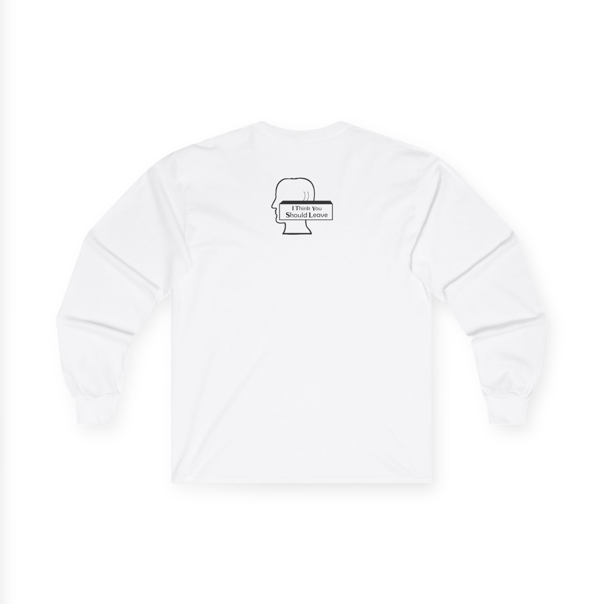 I Think You Should Leave Pixel Unisex Ultra Cotton Long Sleeve Tee