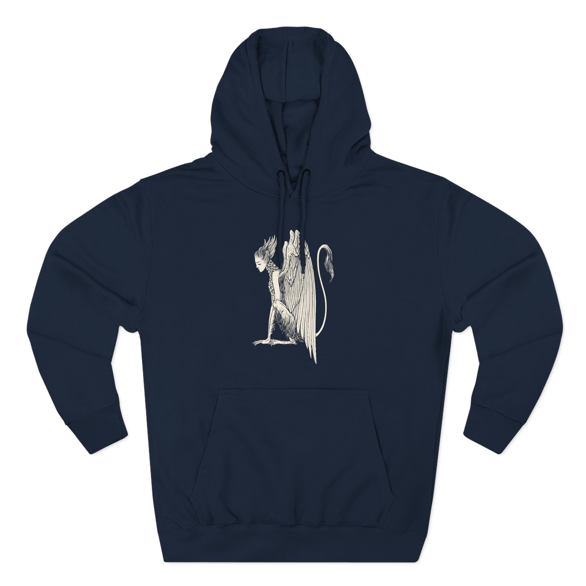 Alcest Spiritual Instinct Back Logo Three-Panel Fleece Hoodie