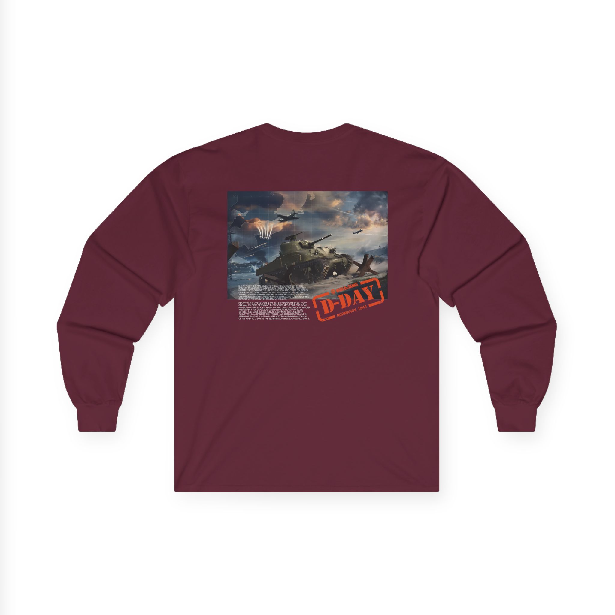 World of Tank Wot D-day Unisex Ultra Cotton Long Sleeve Tee