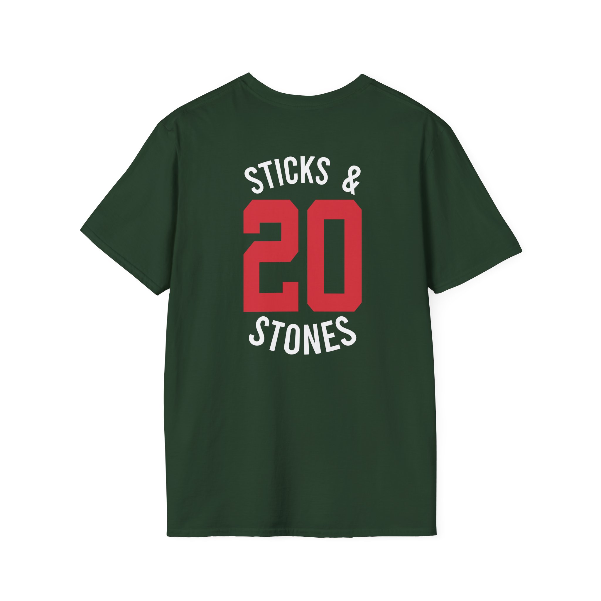 New Found Glory Sticks and Stones Baseball Unisex Softstyle T-Shirt