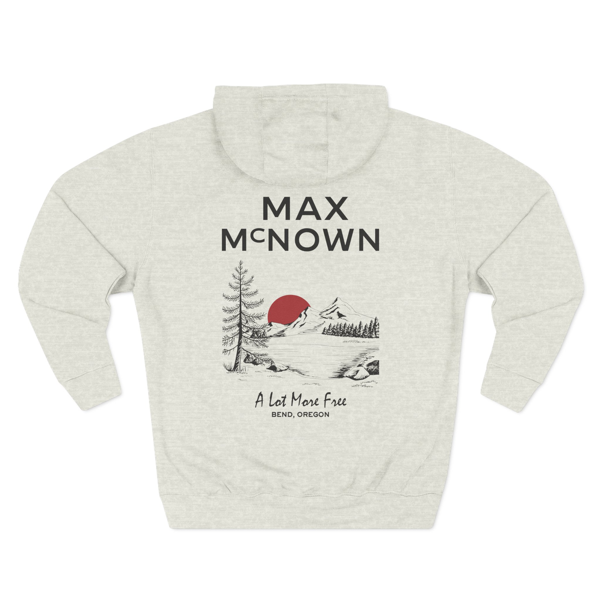 Max Mcnown a Lot More Free Three-Panel Fleece Hoodie
