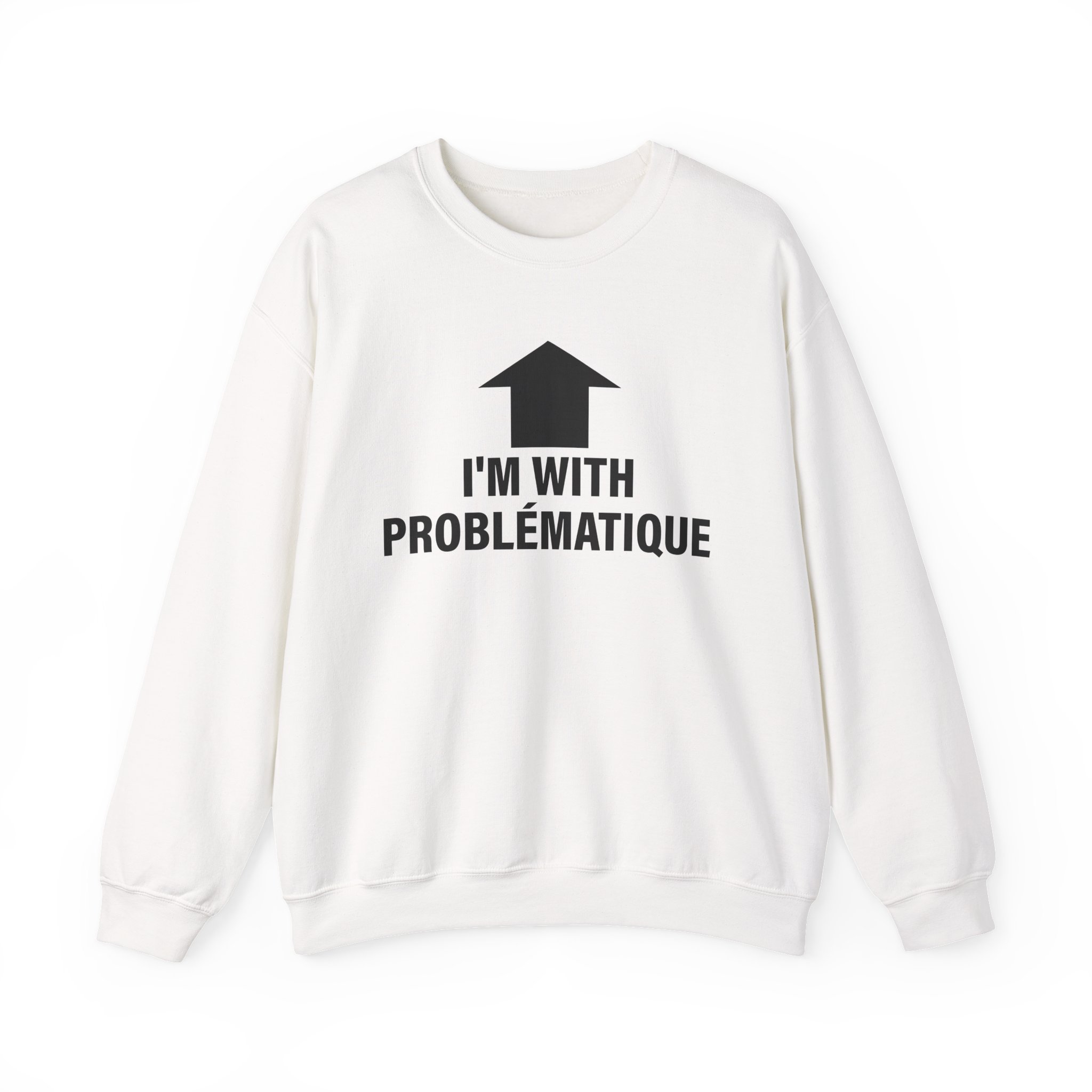 Kim Petras I’m With Problématique Unisex Heavy Blend™ Crewneck Sweatshirt