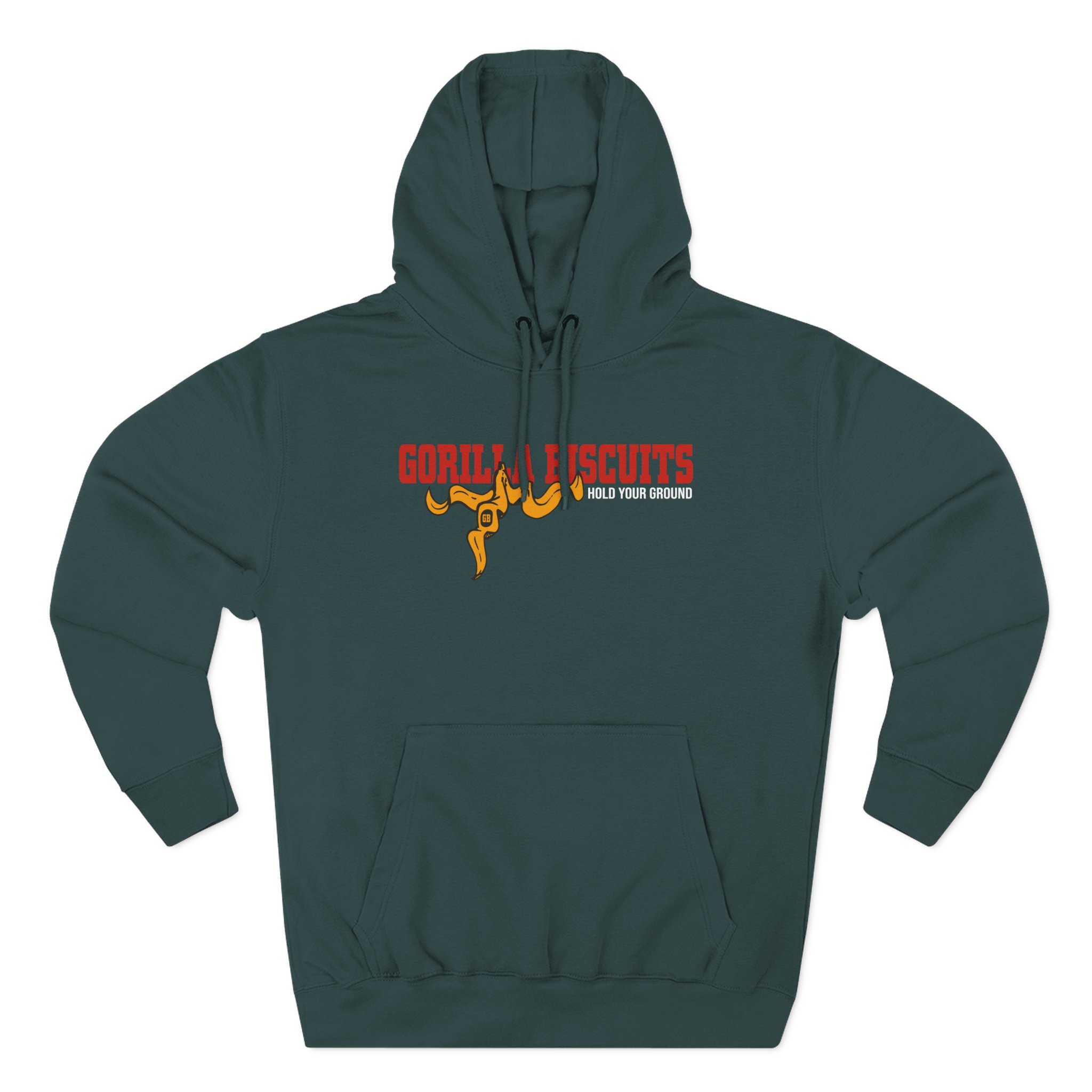 Gorilla Biscuits Hold Your Ground Three-Panel Fleece Hoodie