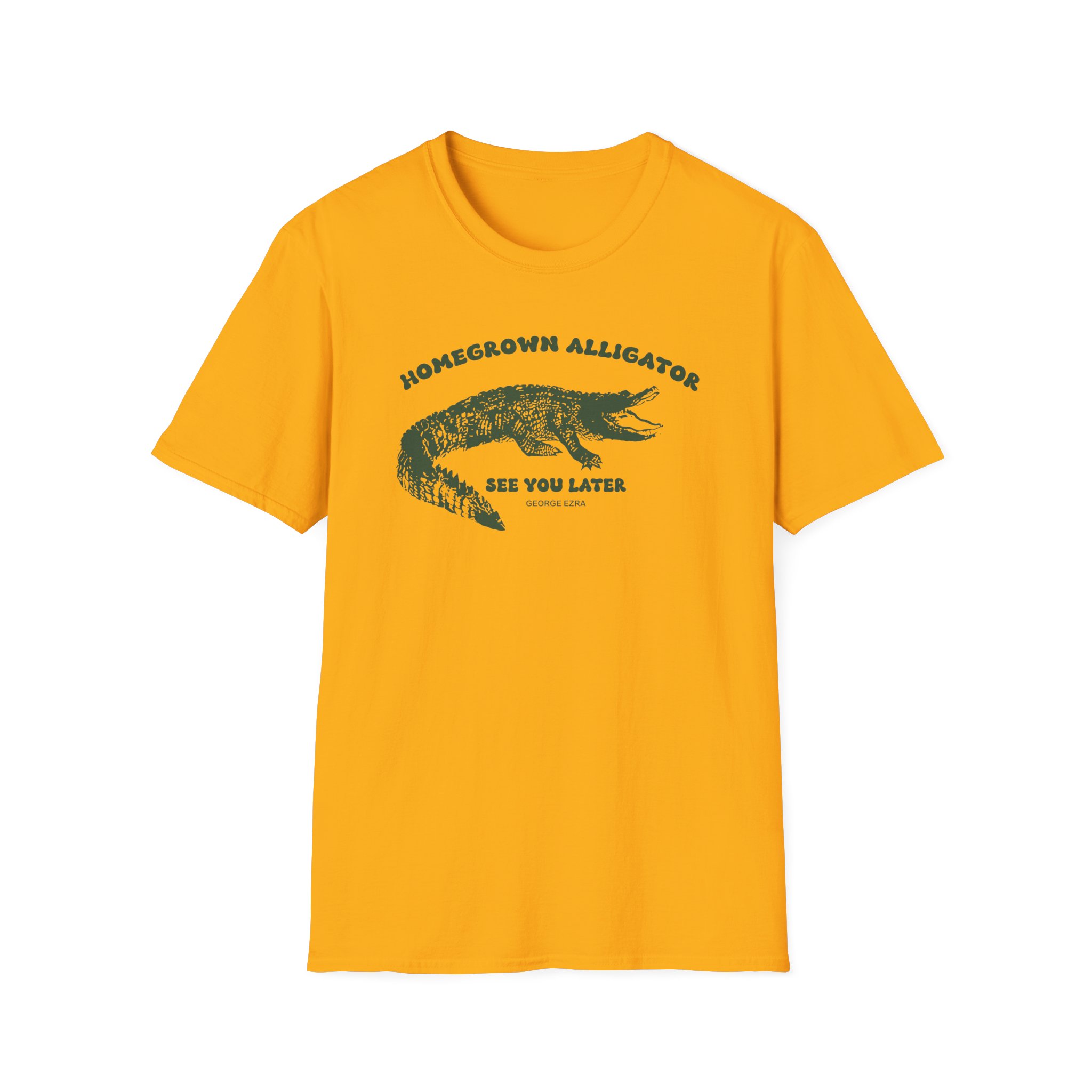 George Ezra Home Grown Alligator Unisex Softstyle T-Shirt