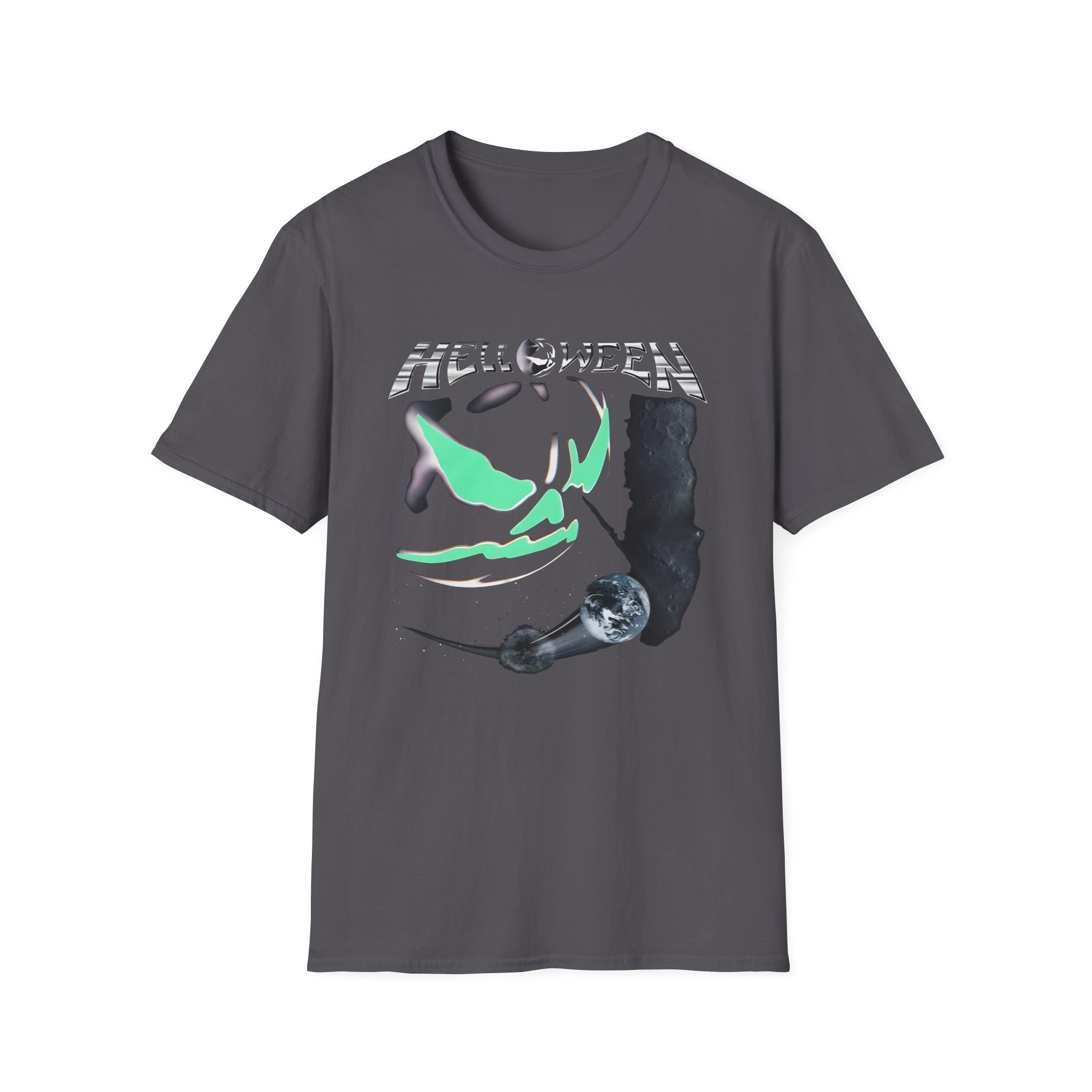 Helloween the Dark Ride Glow in the Dark Unisex Softstyle T-Shirt