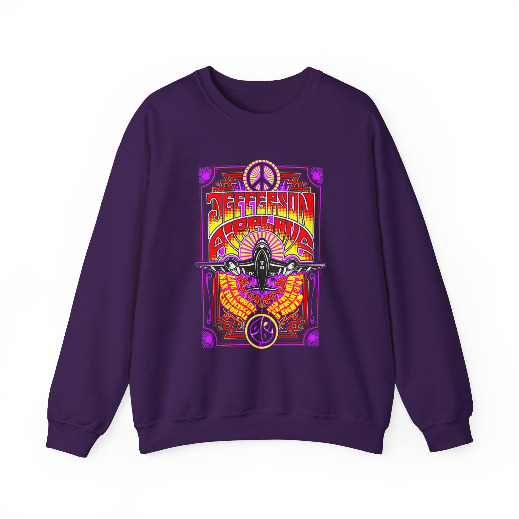 Jefferson Airplane Unisex Heavy Blendâ„¢ Crewneck Sweatshirt