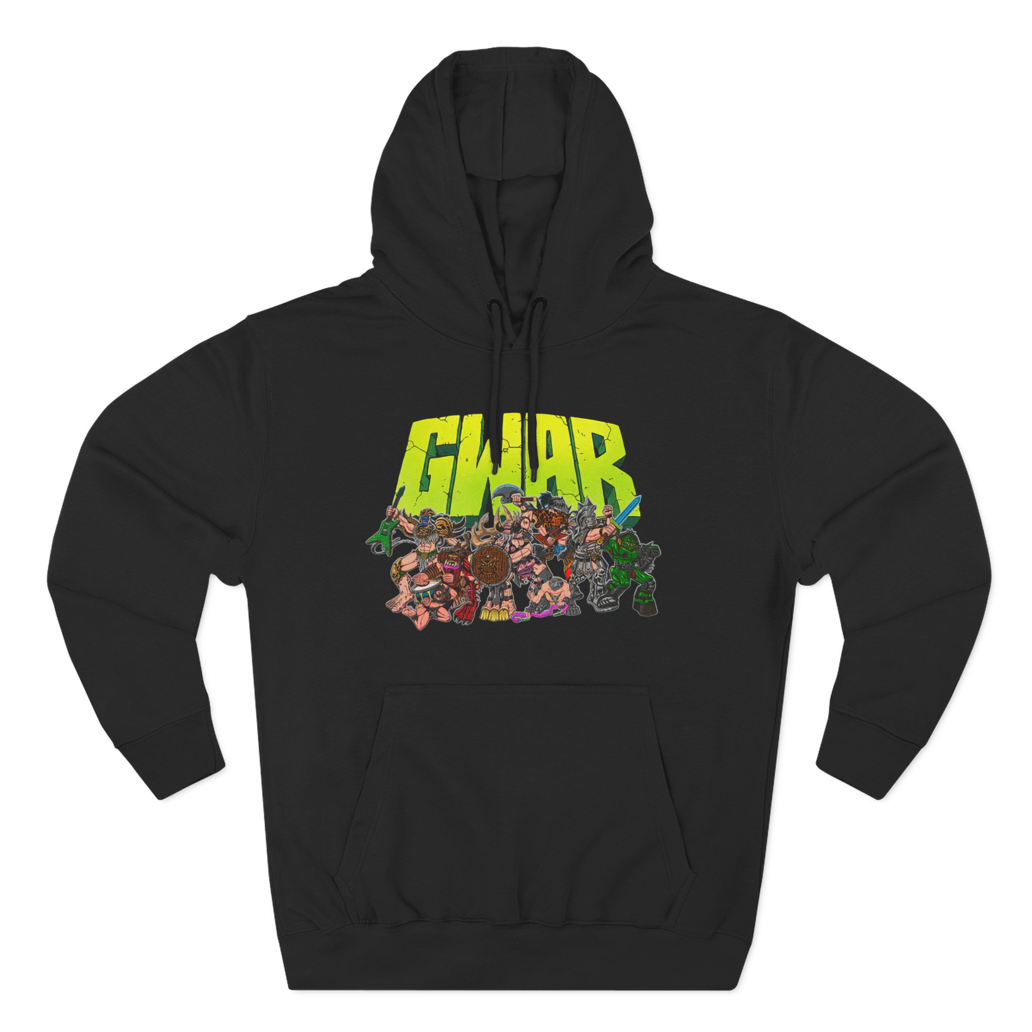 Gwar 2020 Animated Members Three-Panel Fleece Hoodie