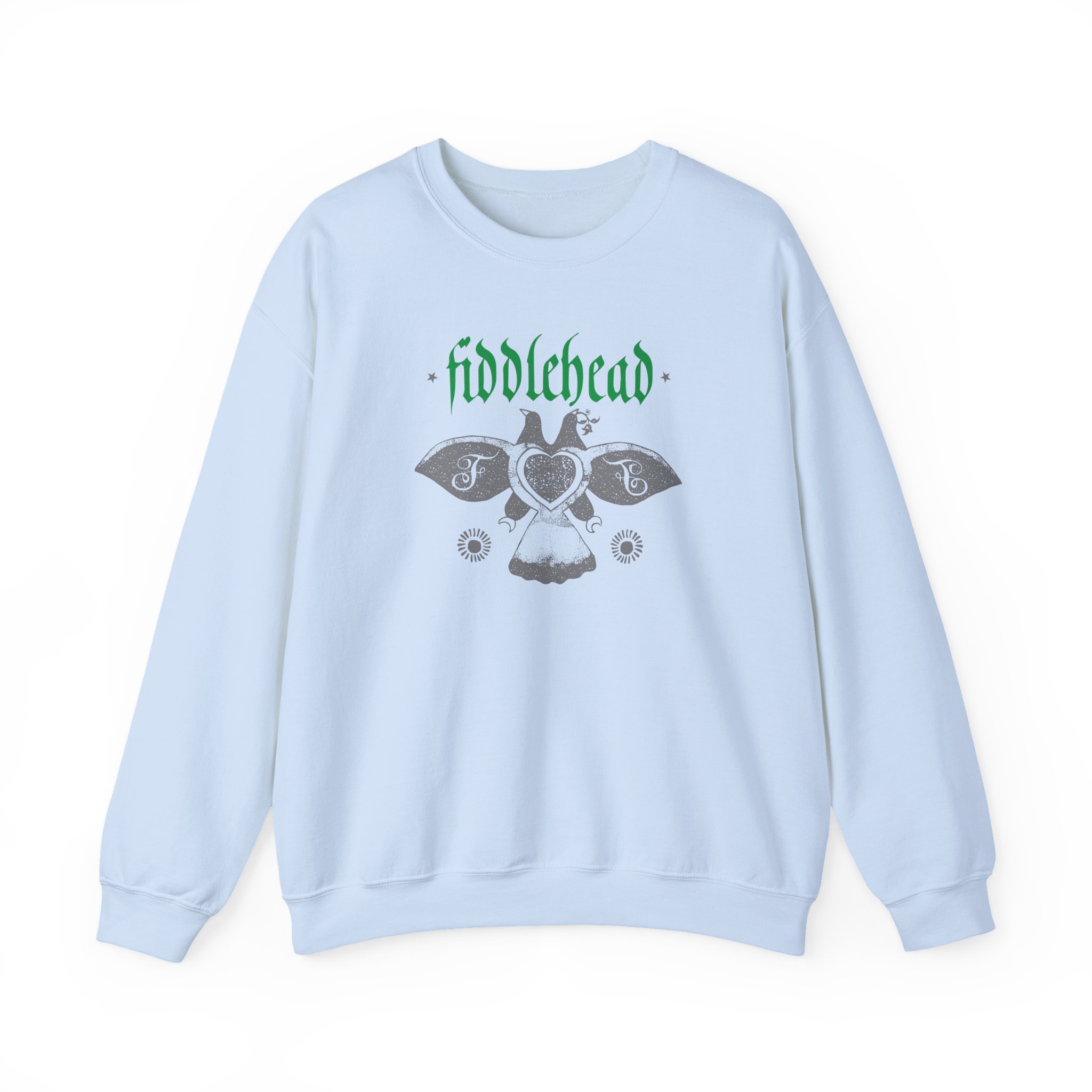 Fiddlehead Dove Unisex Heavy Blendâ„¢ Crewneck Sweatshirt