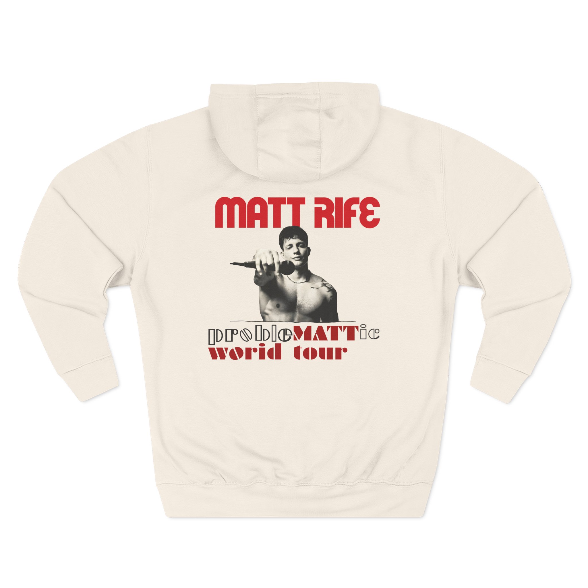 Matt Rife Problemattic Tour Pic Three-Panel Fleece Hoodie