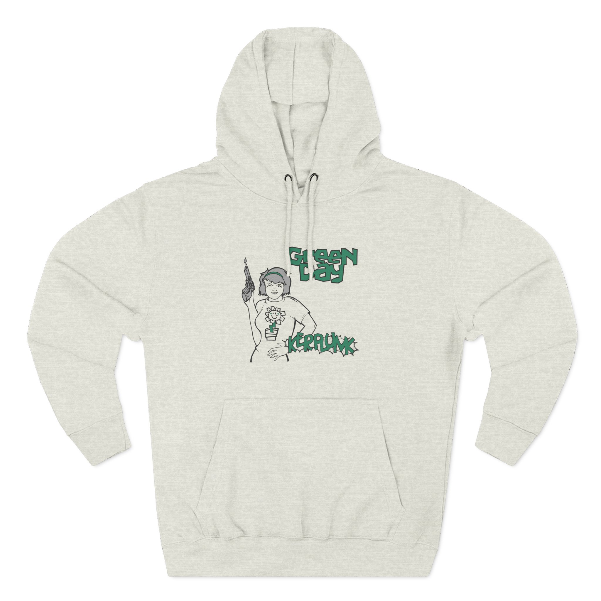 Green Day Kerplunk Baseball Three-Panel Fleece Hoodie