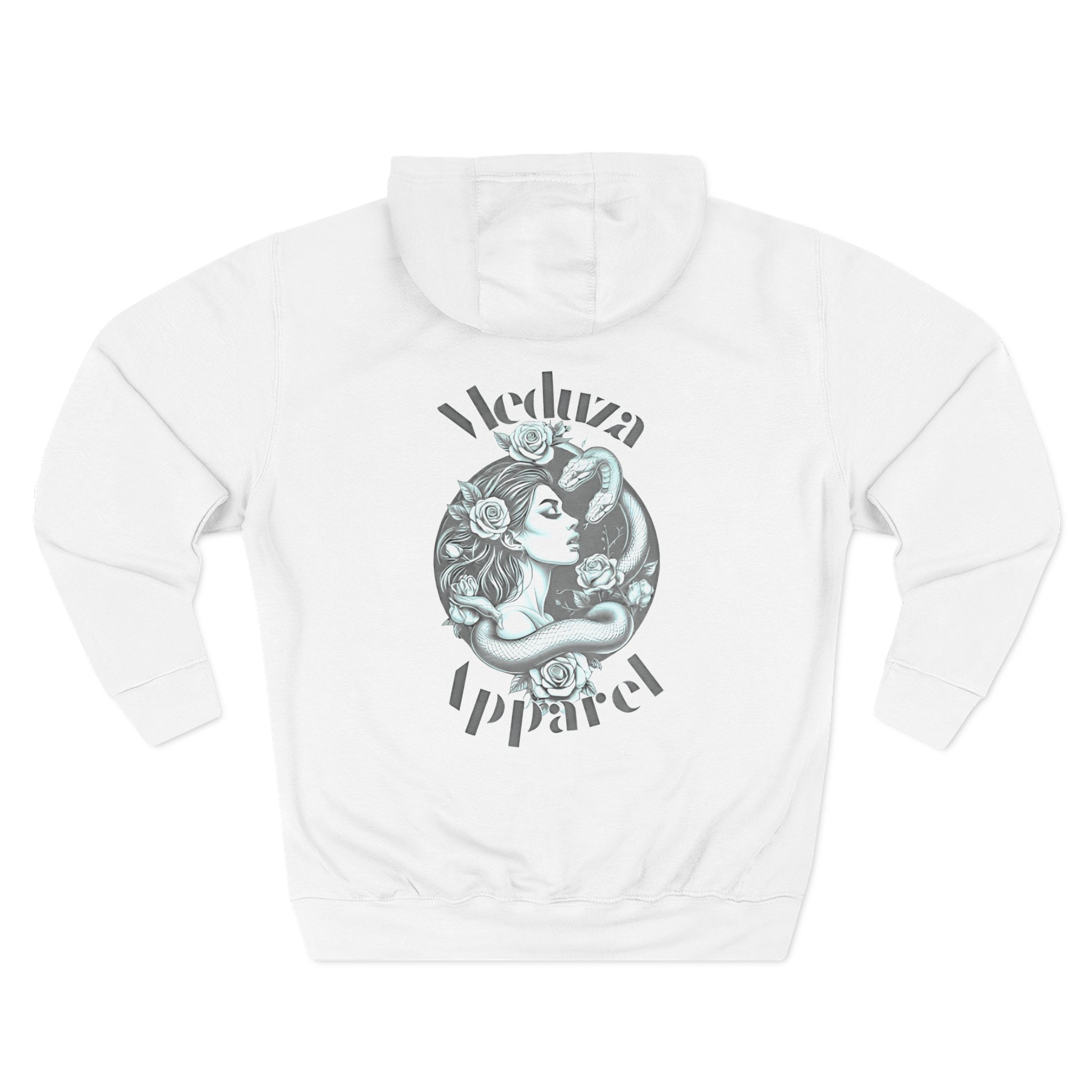 Meduza Roses & Snakes Three-Panel Fleece Hoodie