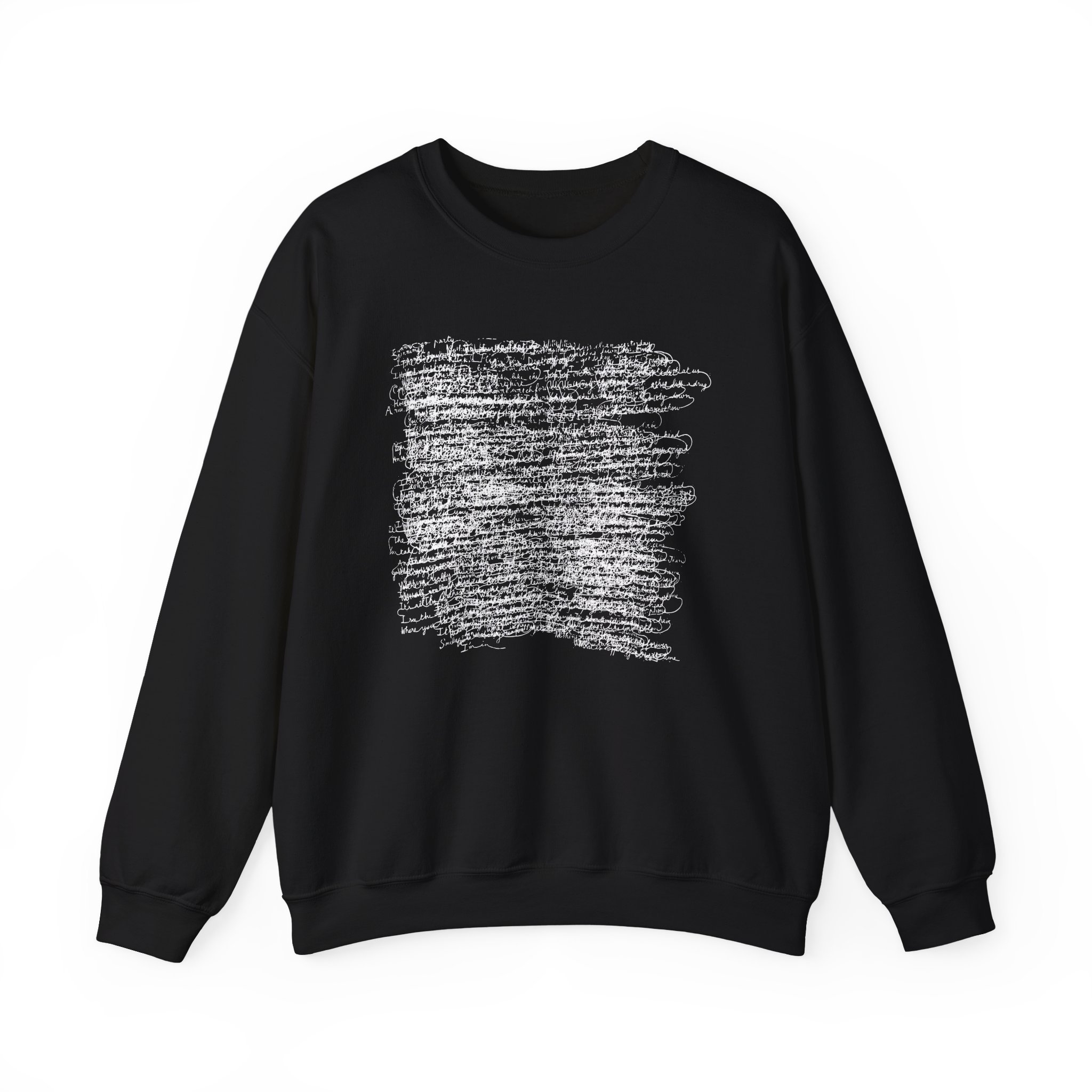 Tom Odell Scribble Unisex Heavy Blendâ„¢ Crewneck Sweatshirt