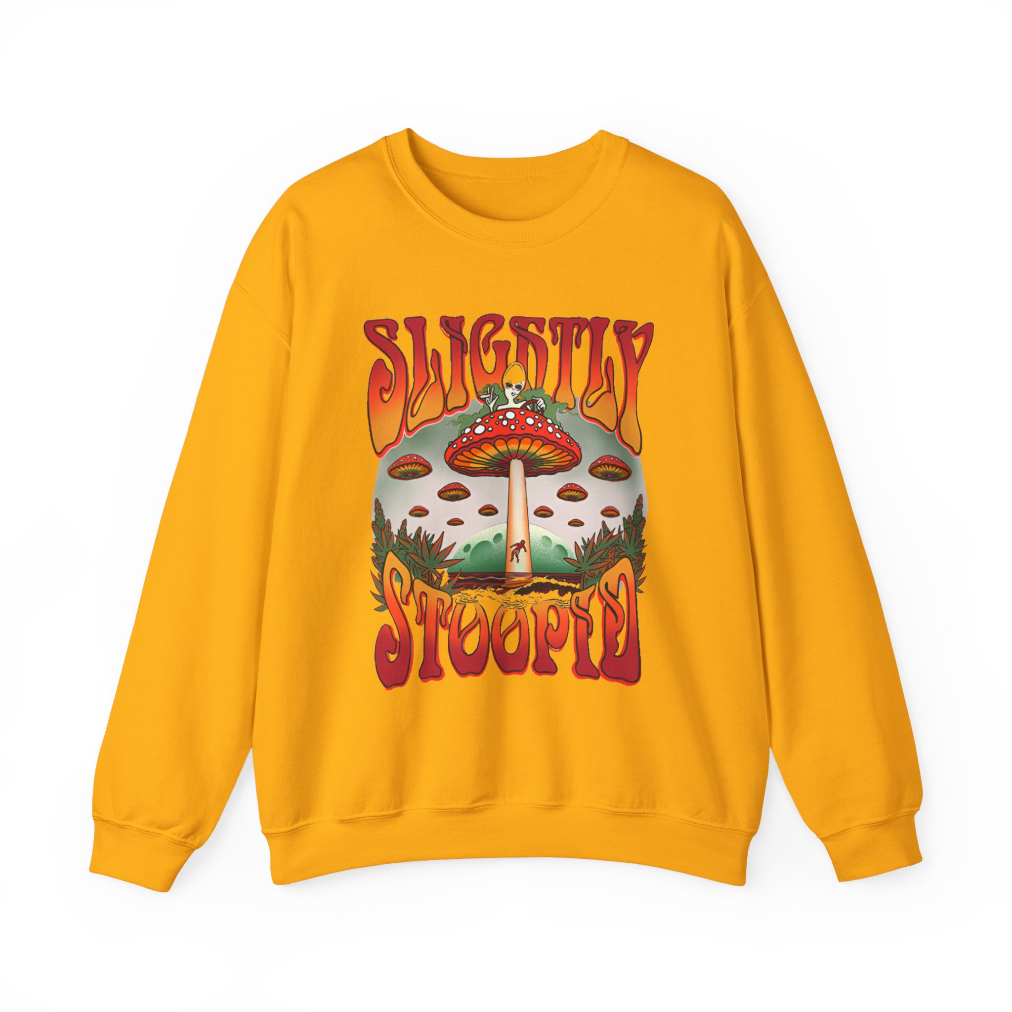 Slightly Stoopid Mushroom Ufo Unisex Heavy Blendâ„¢ Crewneck Sweatshirt