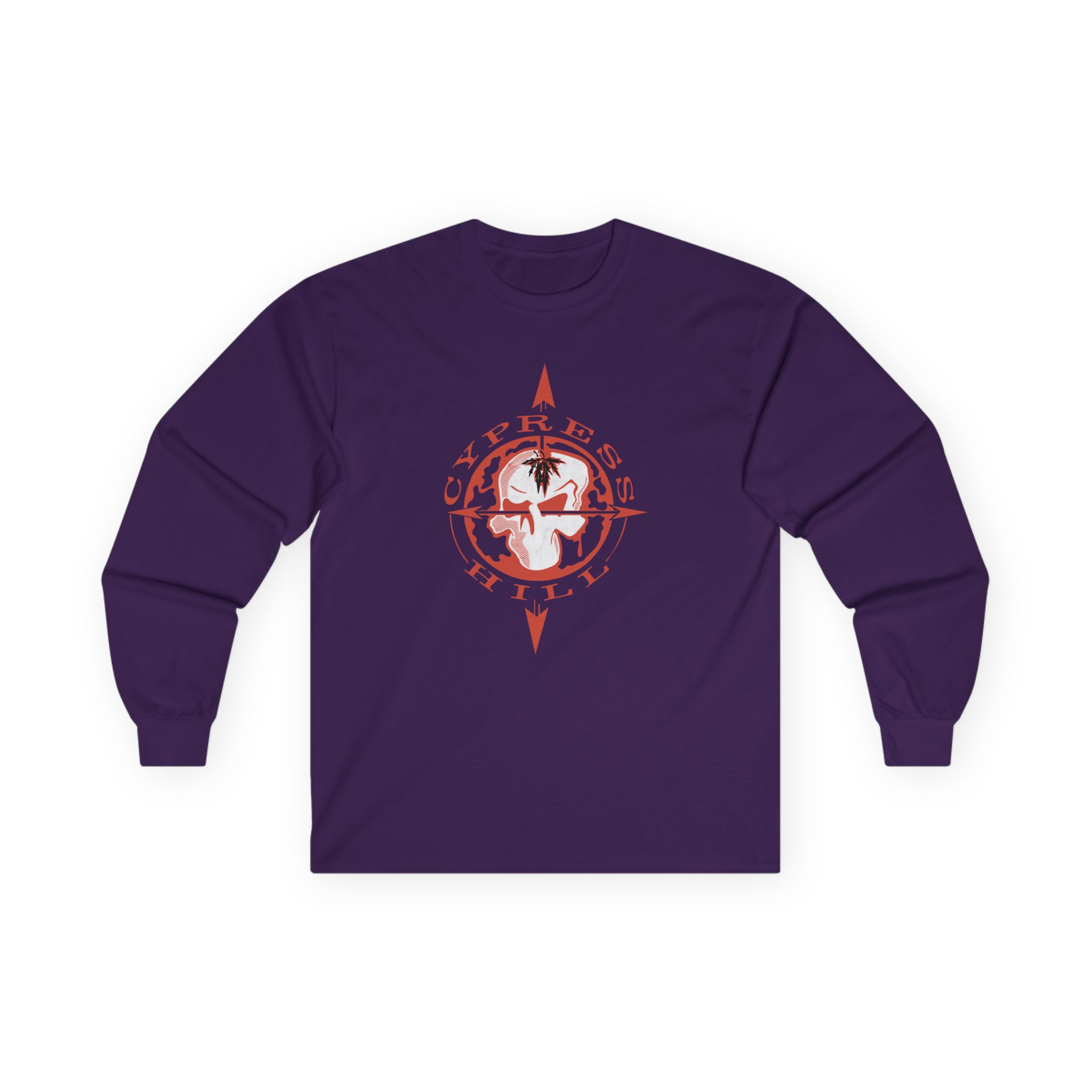 Cypress Hill Skull N Compass Unisex Ultra Cotton Long Sleeve Tee