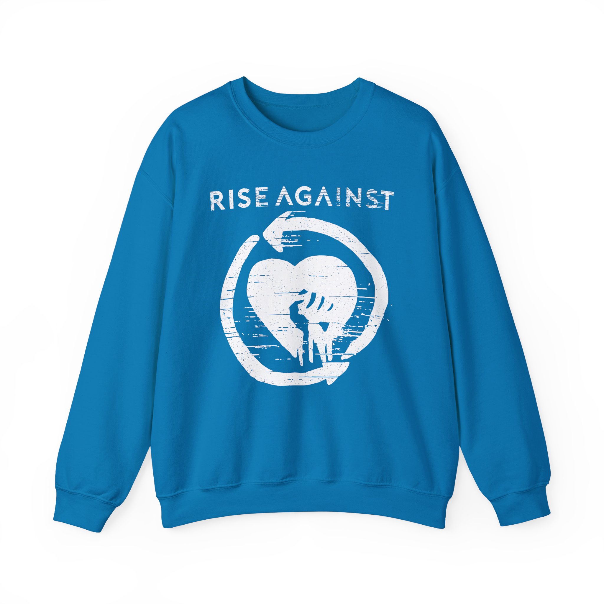 Rise Against Heartfist Babygrow Unisex Heavy Blendâ„¢ Crewneck Sweatshirt