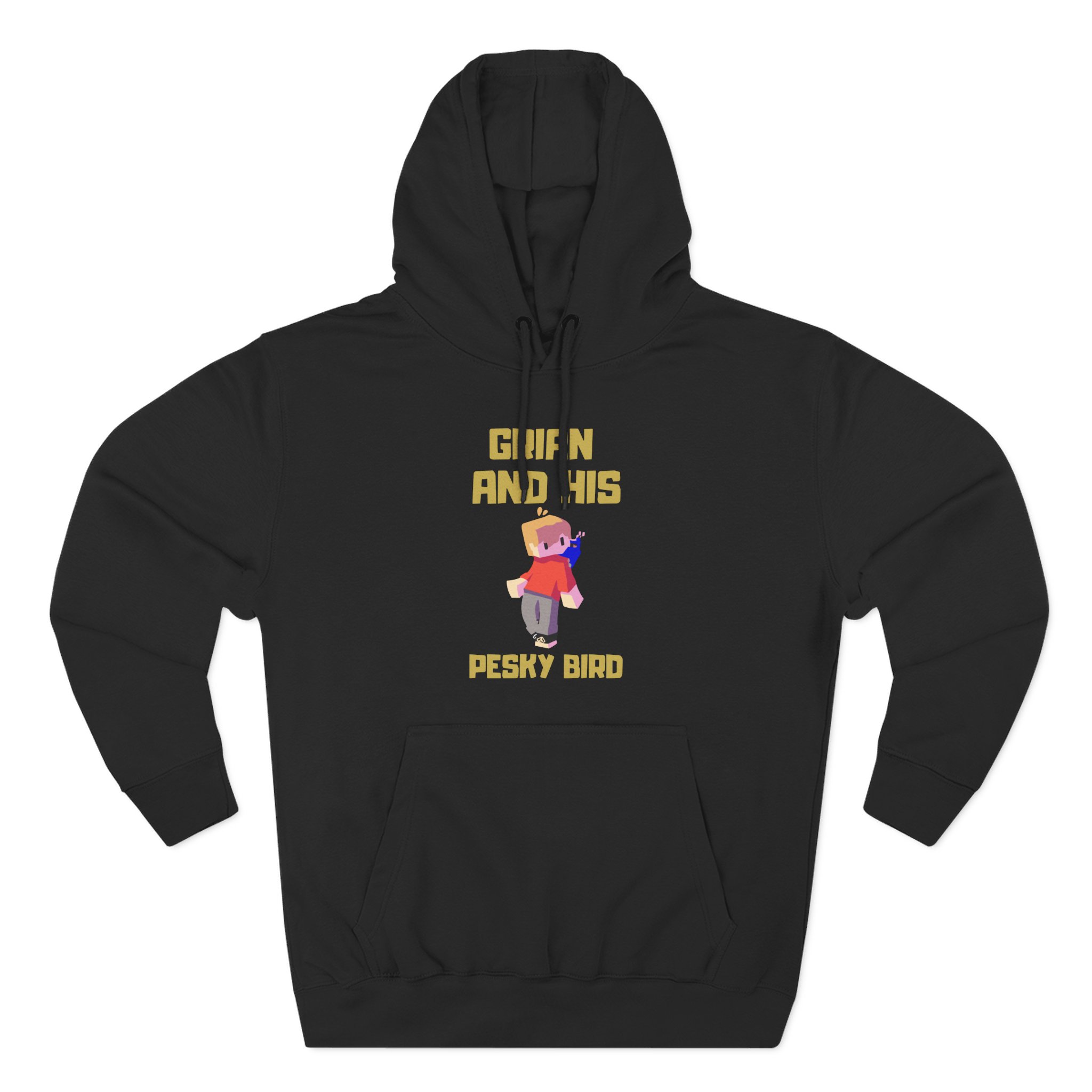 Grian Three-Panel Fleece Hoodie