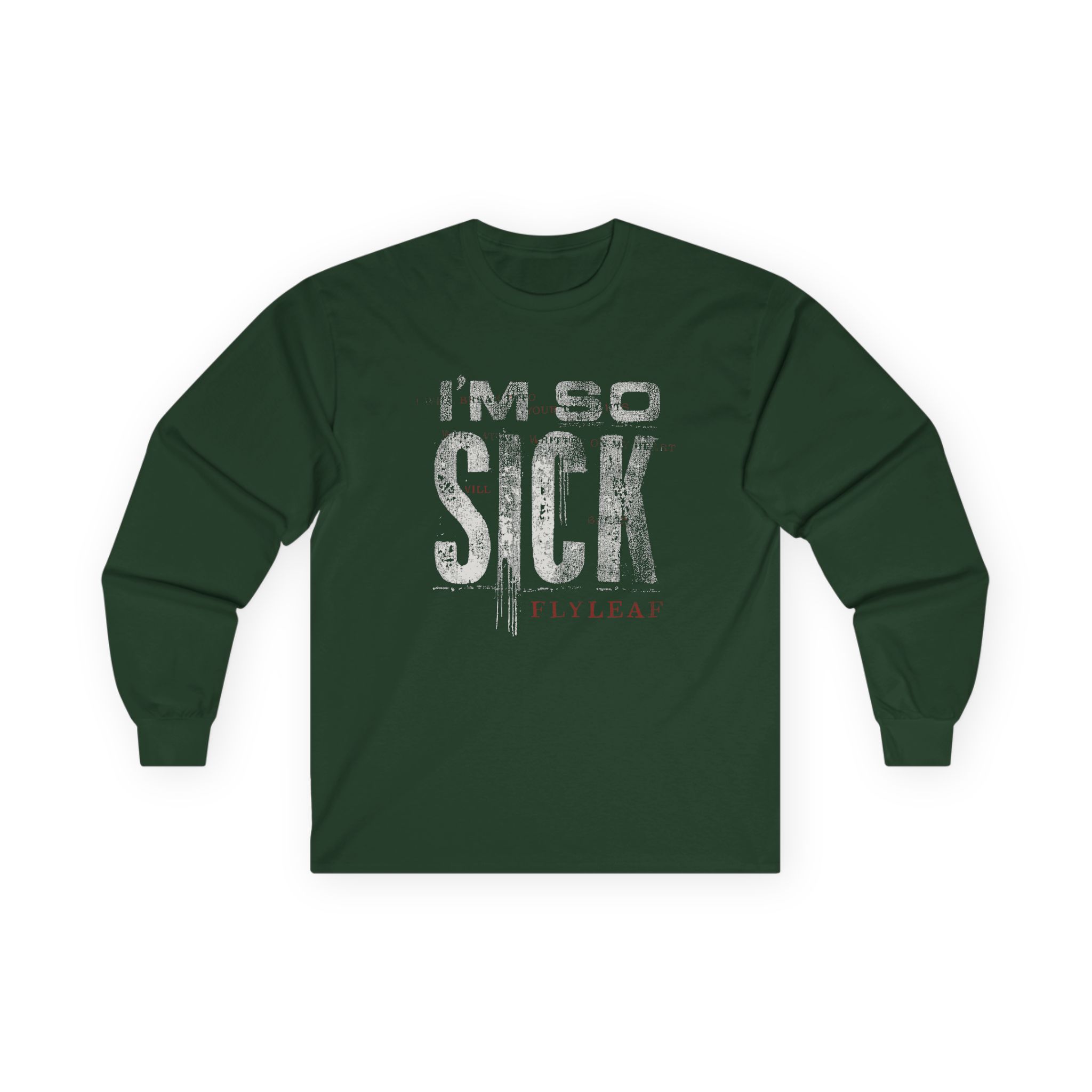 Flyleaf I'm So Sick Unisex Ultra Cotton Long Sleeve Tee