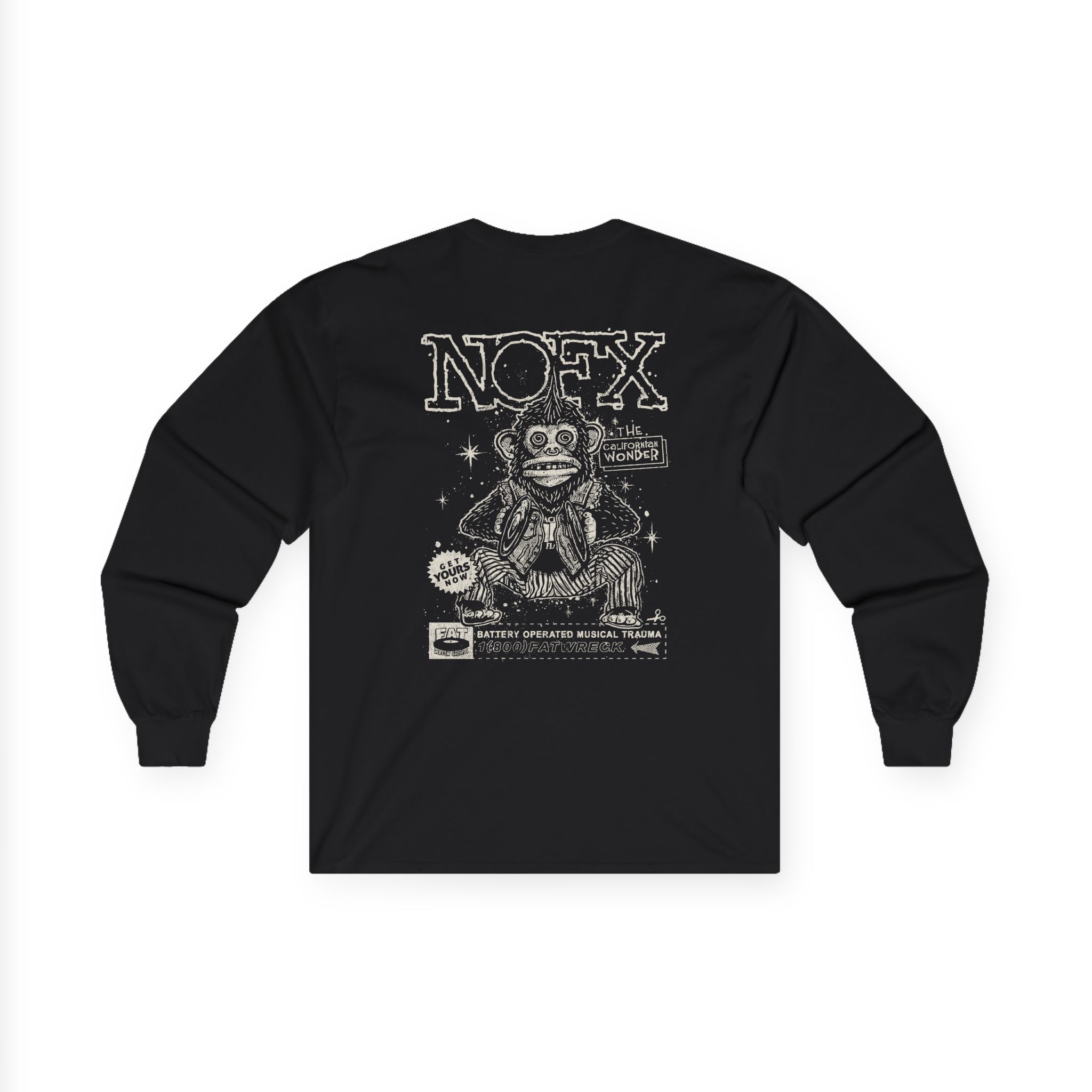 Nofx Chimp Unisex Ultra Cotton Long Sleeve Tee