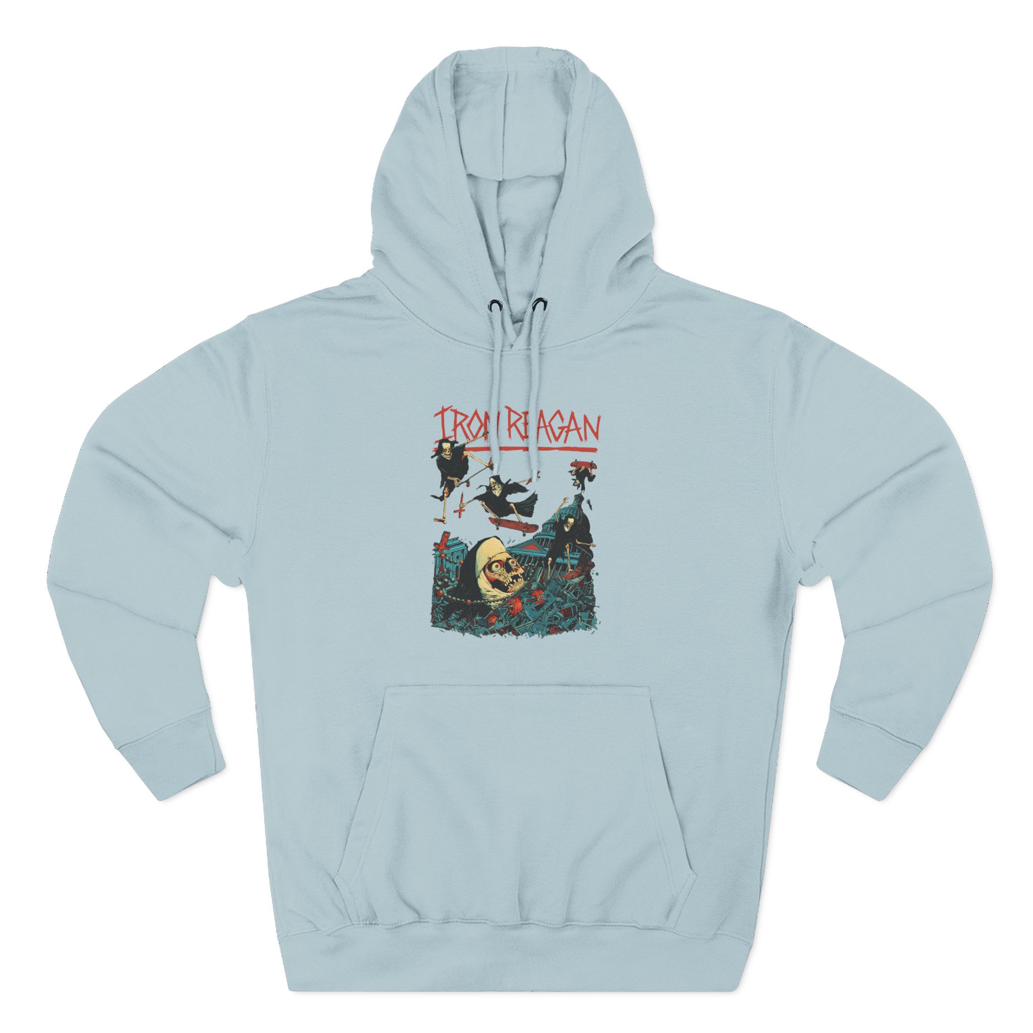 Iron Reagan Three-Panel Fleece Hoodie