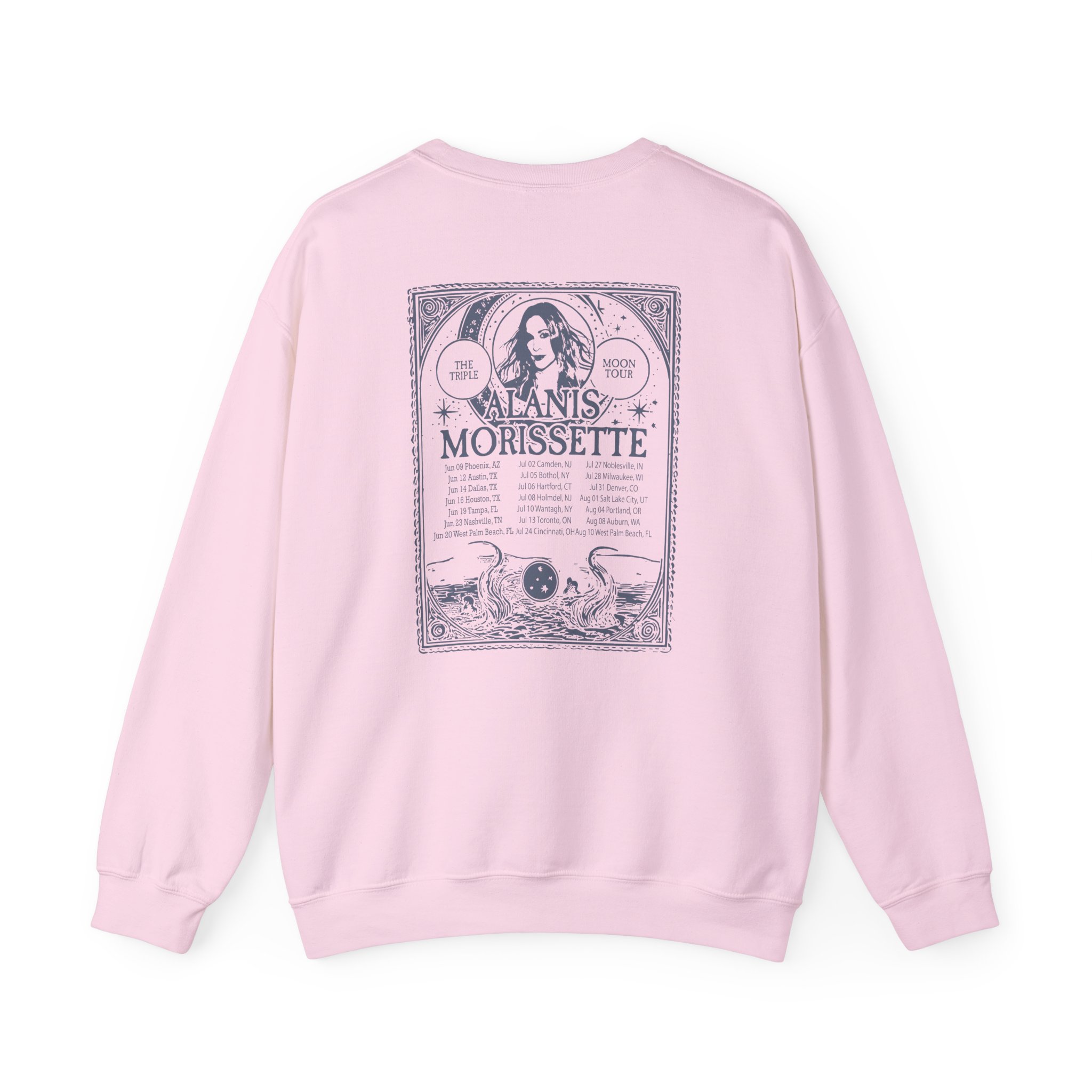 Alanis Morissette The Teple Moon Tour Unisex Heavy Blend Crewneck Sweatshirt