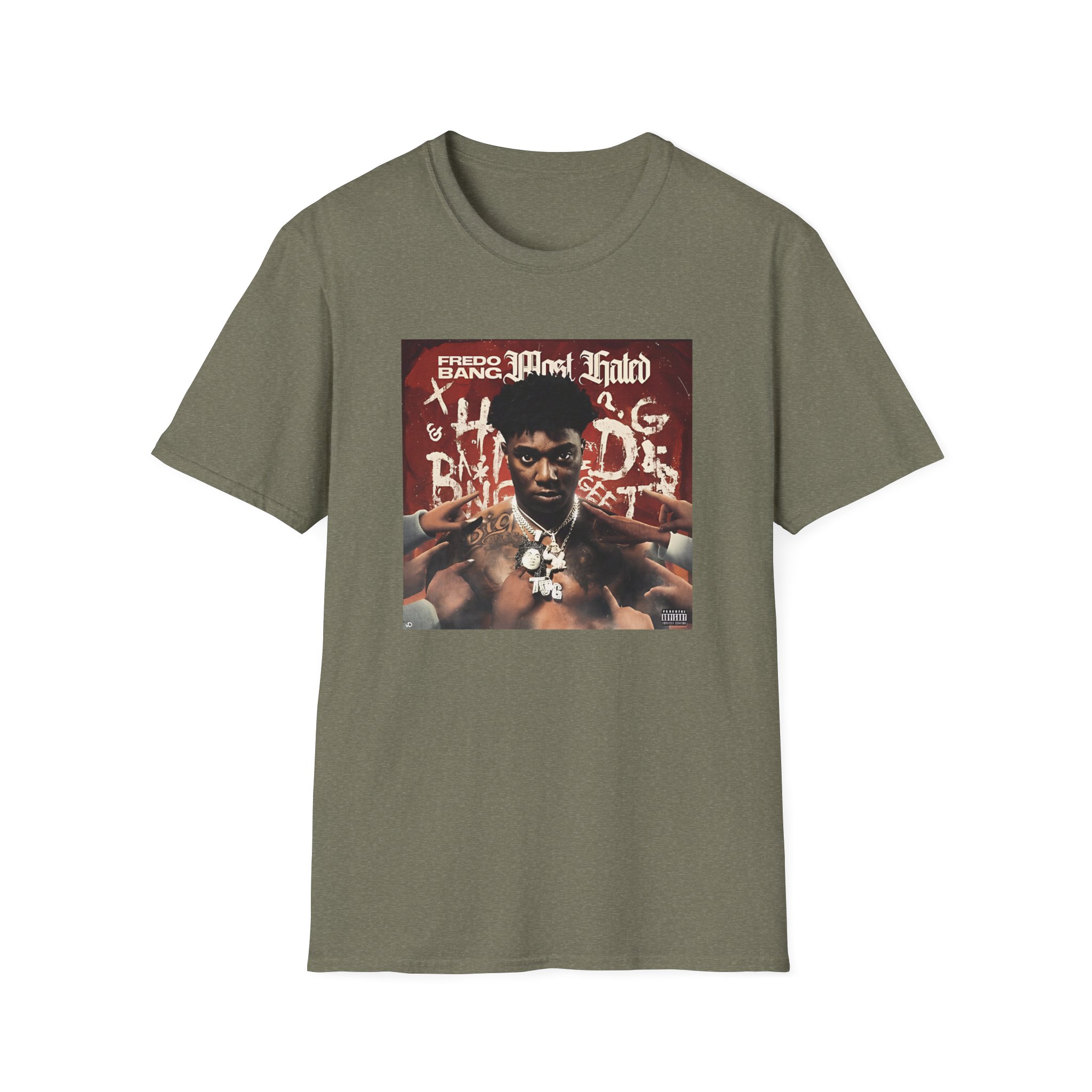 Fredo Bang Most Hated Unisex Softstyle T-Shirt