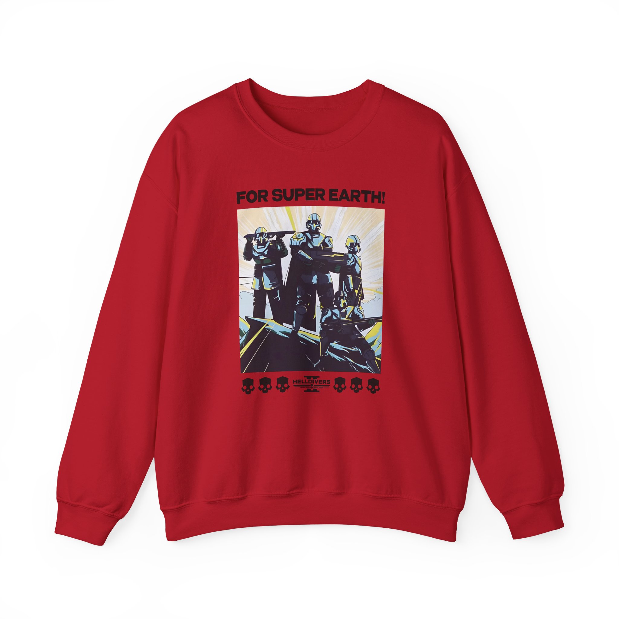 Helldivers for Democracy Unisex Heavy Blendâ„¢ Crewneck Sweatshirt