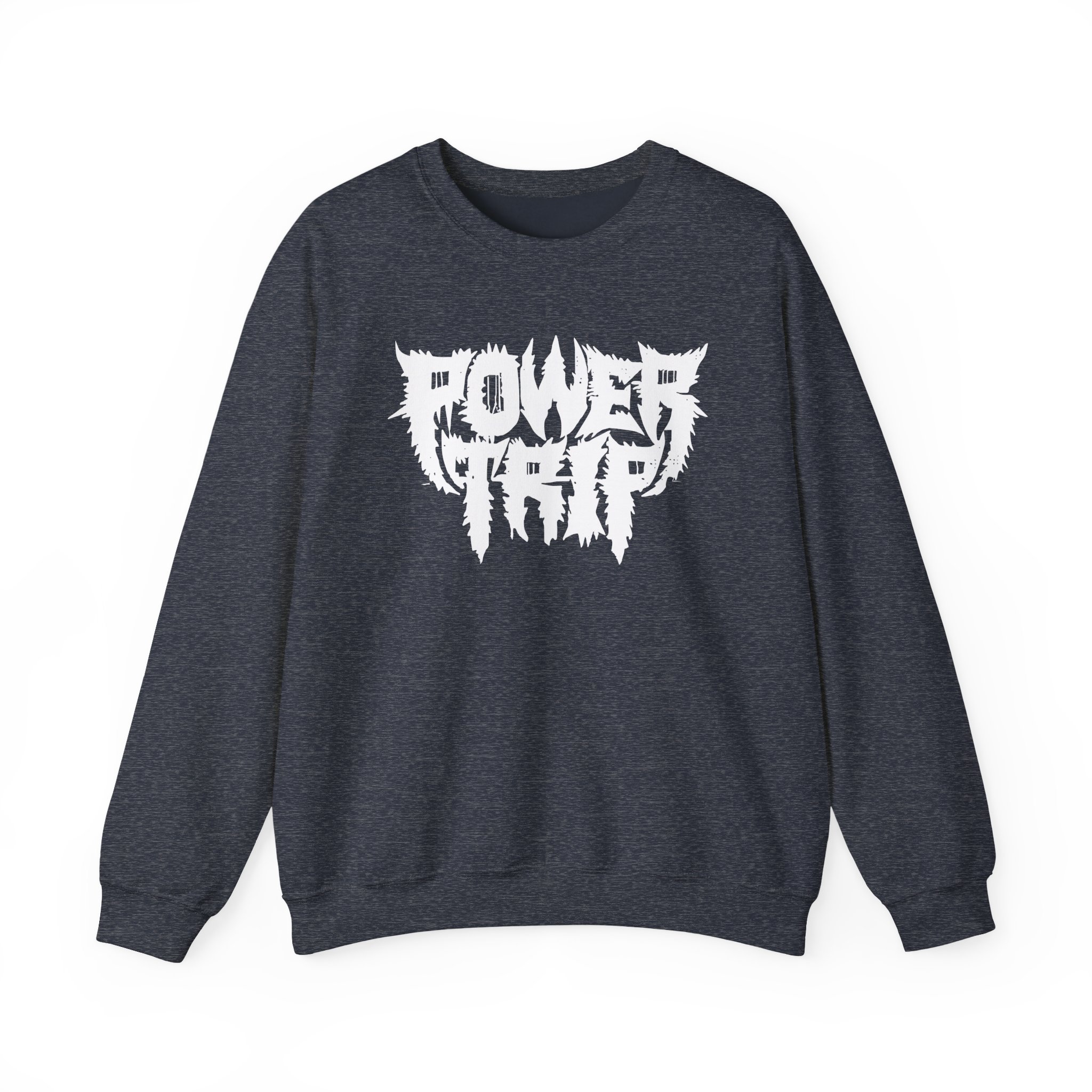 Power Trip Skull Unisex Heavy Blendâ„¢ Crewneck Sweatshirt